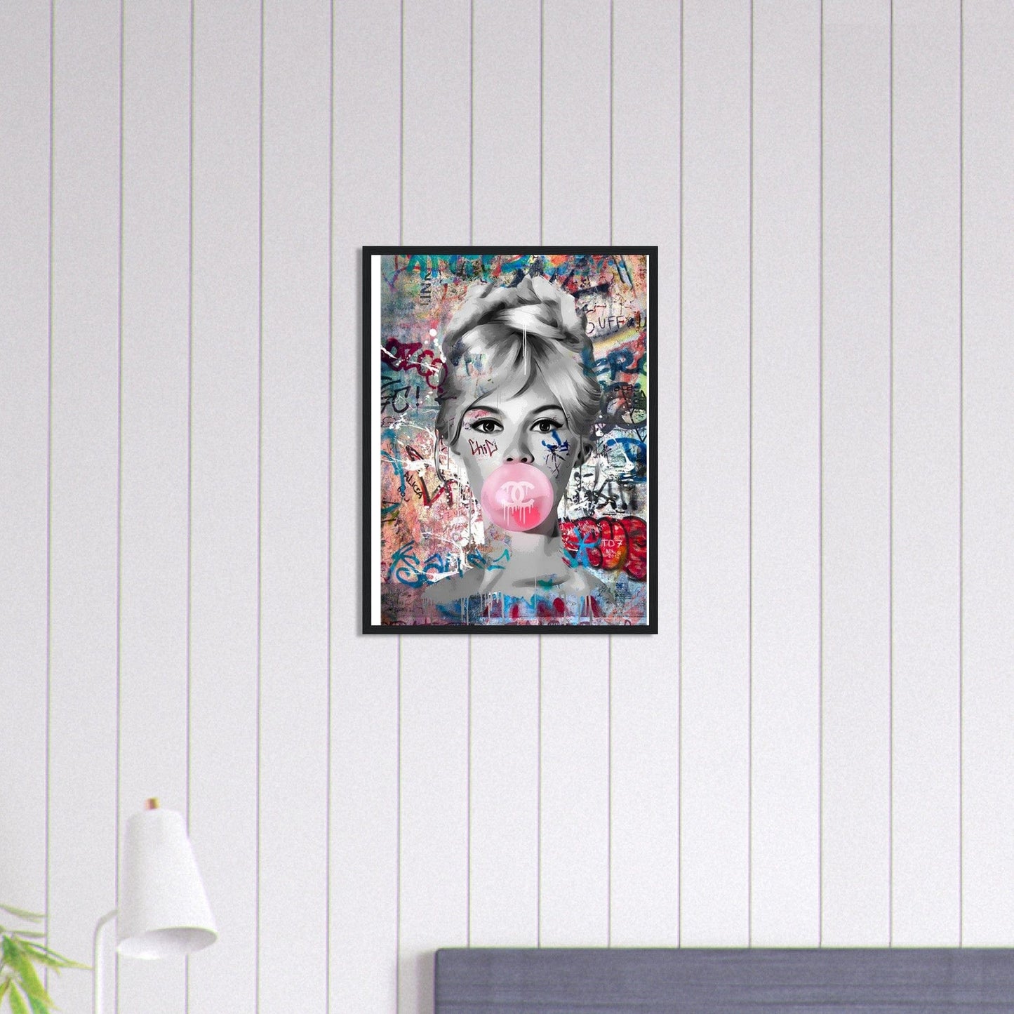 Canvanation Print Material 45x60 cm / 18x24″ Tableau Brigitte Bardot Gum