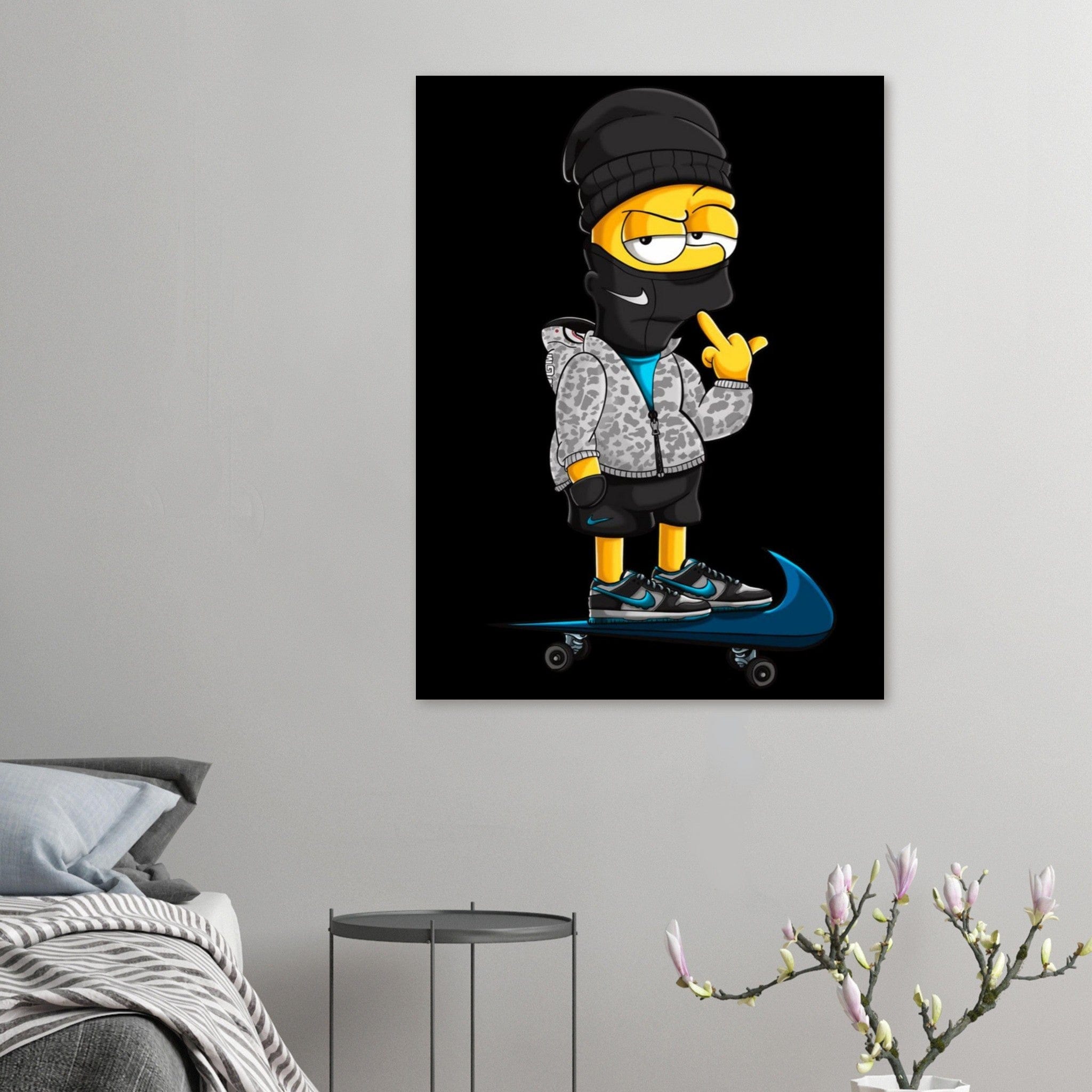 Canvanation Print Material 75x100 cm / 30x40″ / Poster Poster Et Tableau Bart Simpson
