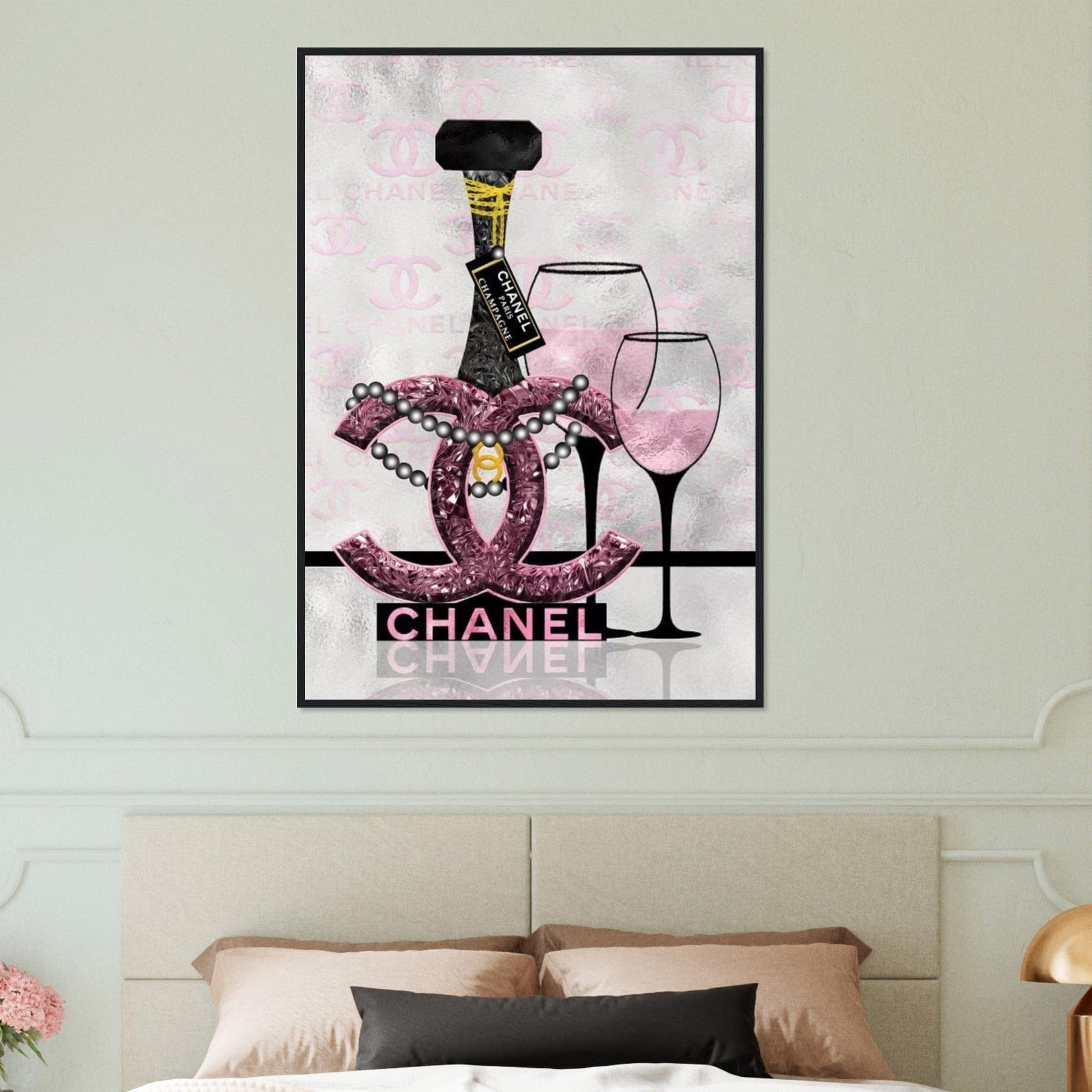 Canvanation Print Material Tableau Chanel Champagne