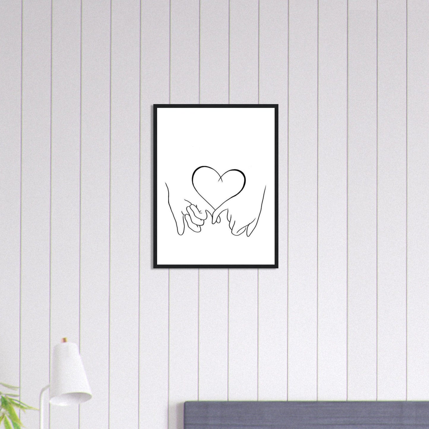 Canvanation Print Material 45x60 cm / 18x24″ Tableau Couple Toile de l'Amour Éternel