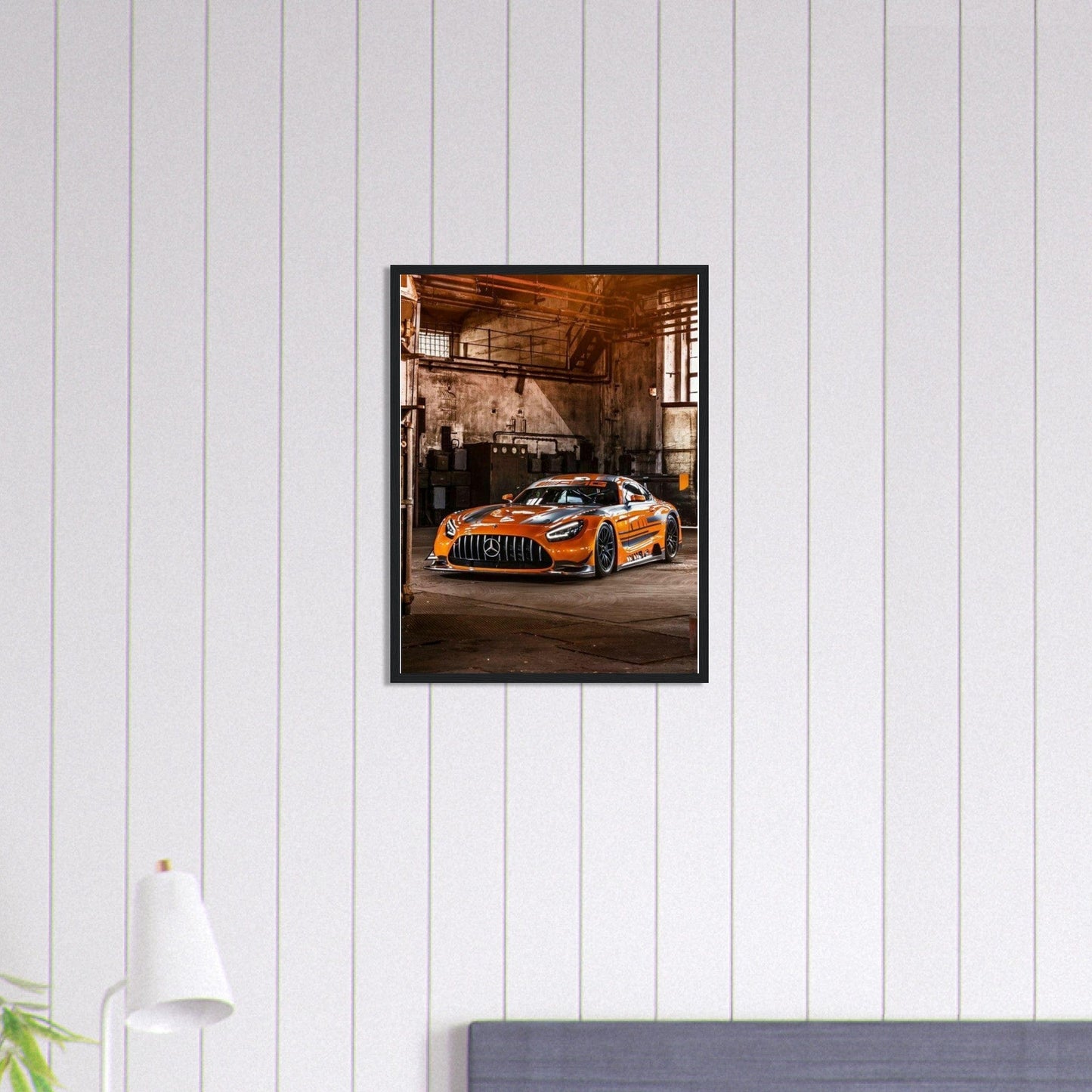 Canvanation Print Material 45x60 cm / 18x24″ Tableau Voiture Mercedes Gt Coupe