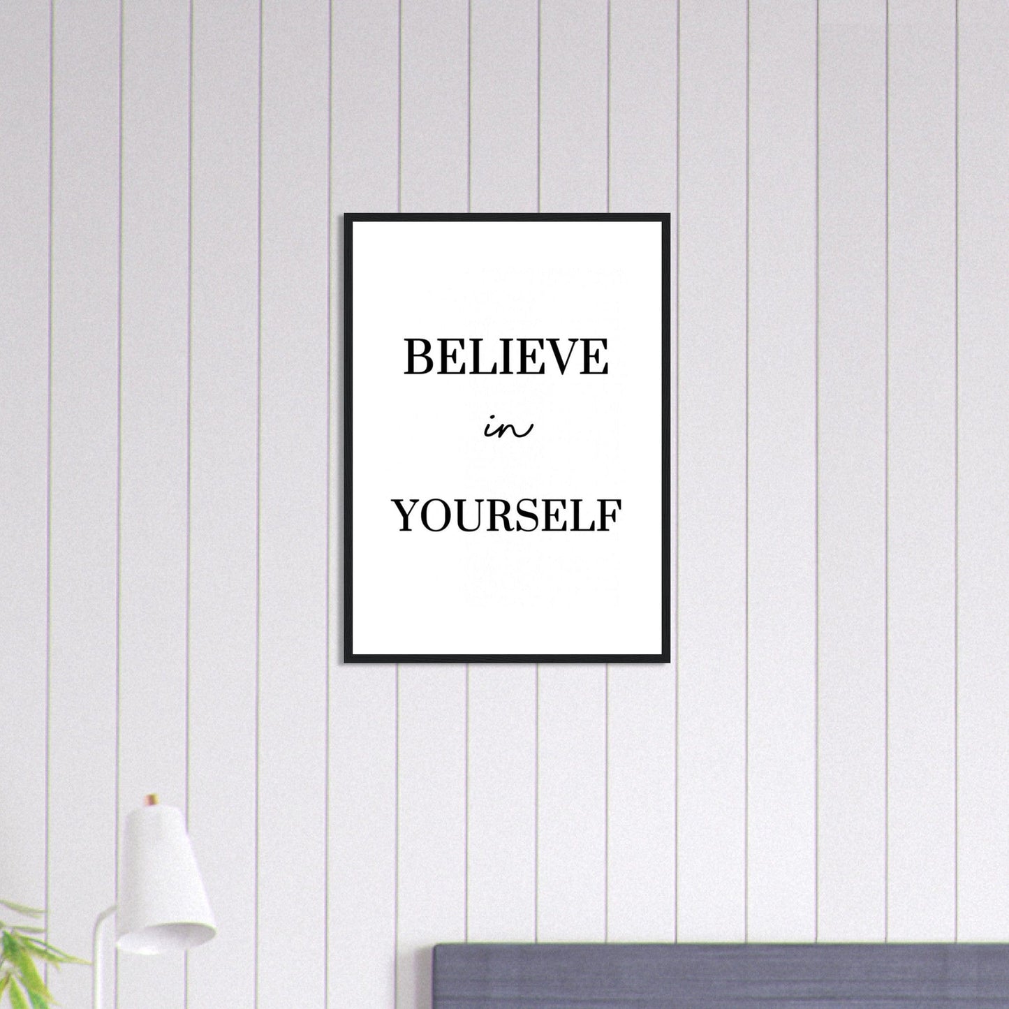 Canvanation Print Material 50x70 cm / 20x28″ Tableau Citation Motivation Crois En Toi