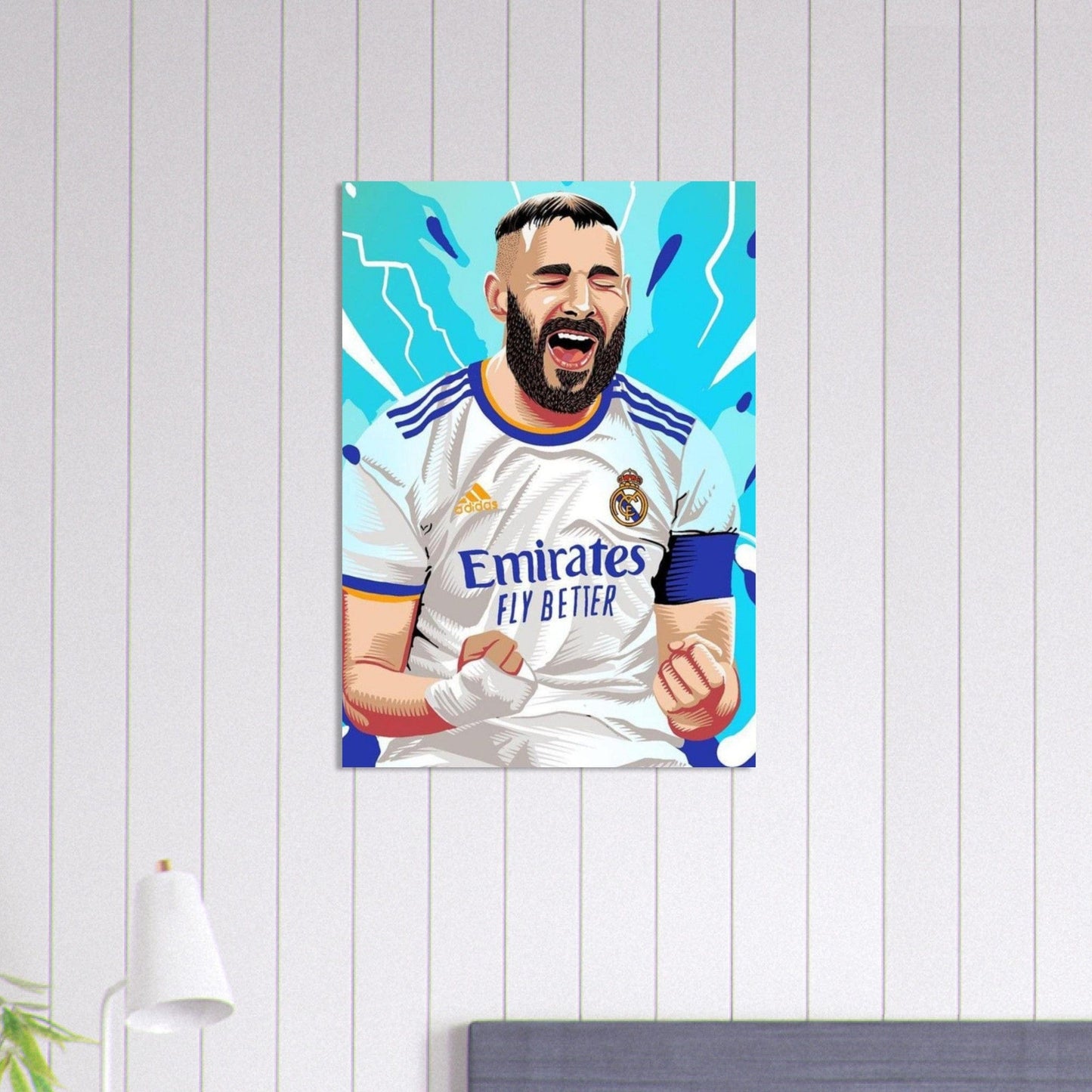 Gelato Print Material Poster Football Karim Benzema