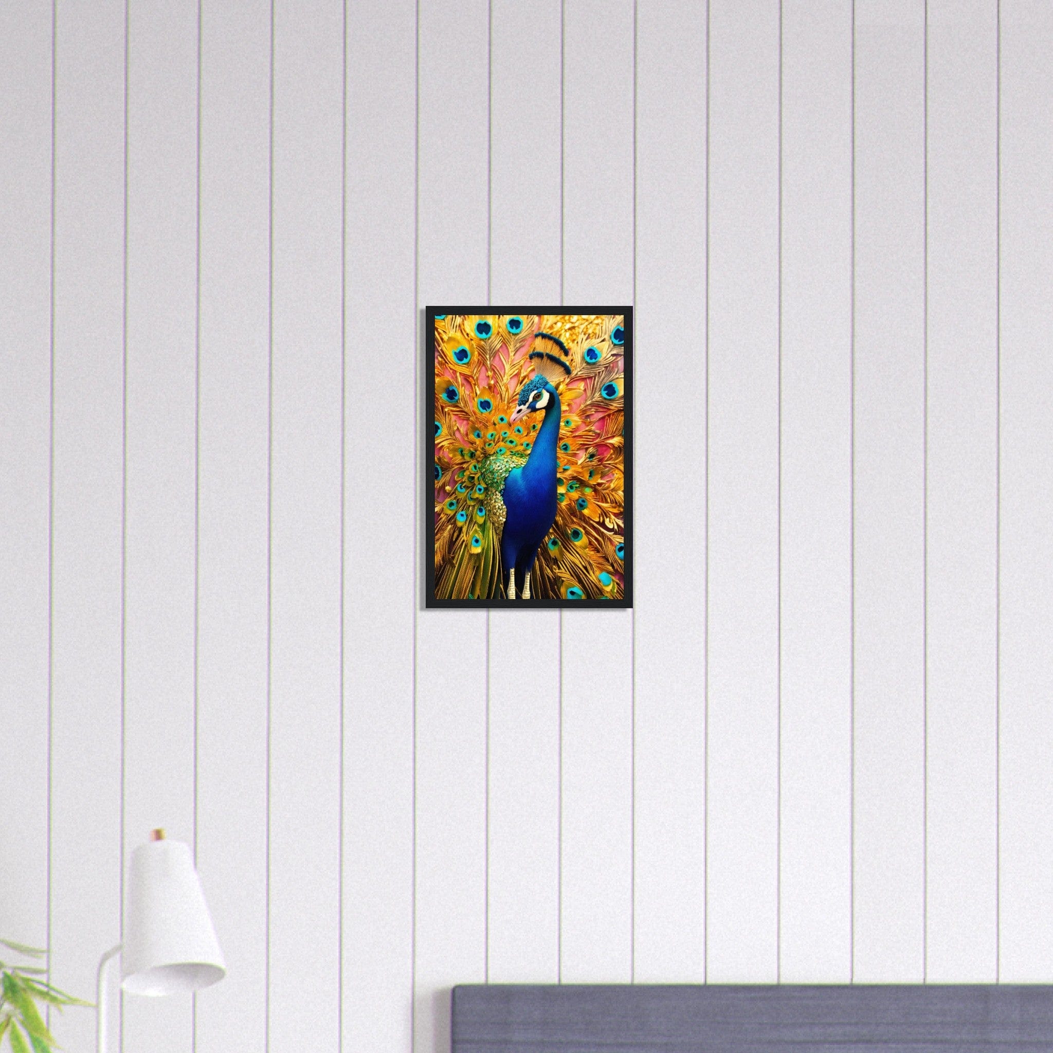 Canvanation Print Material 30x45 cm / 12x18″ Tableau Paon La Danse
