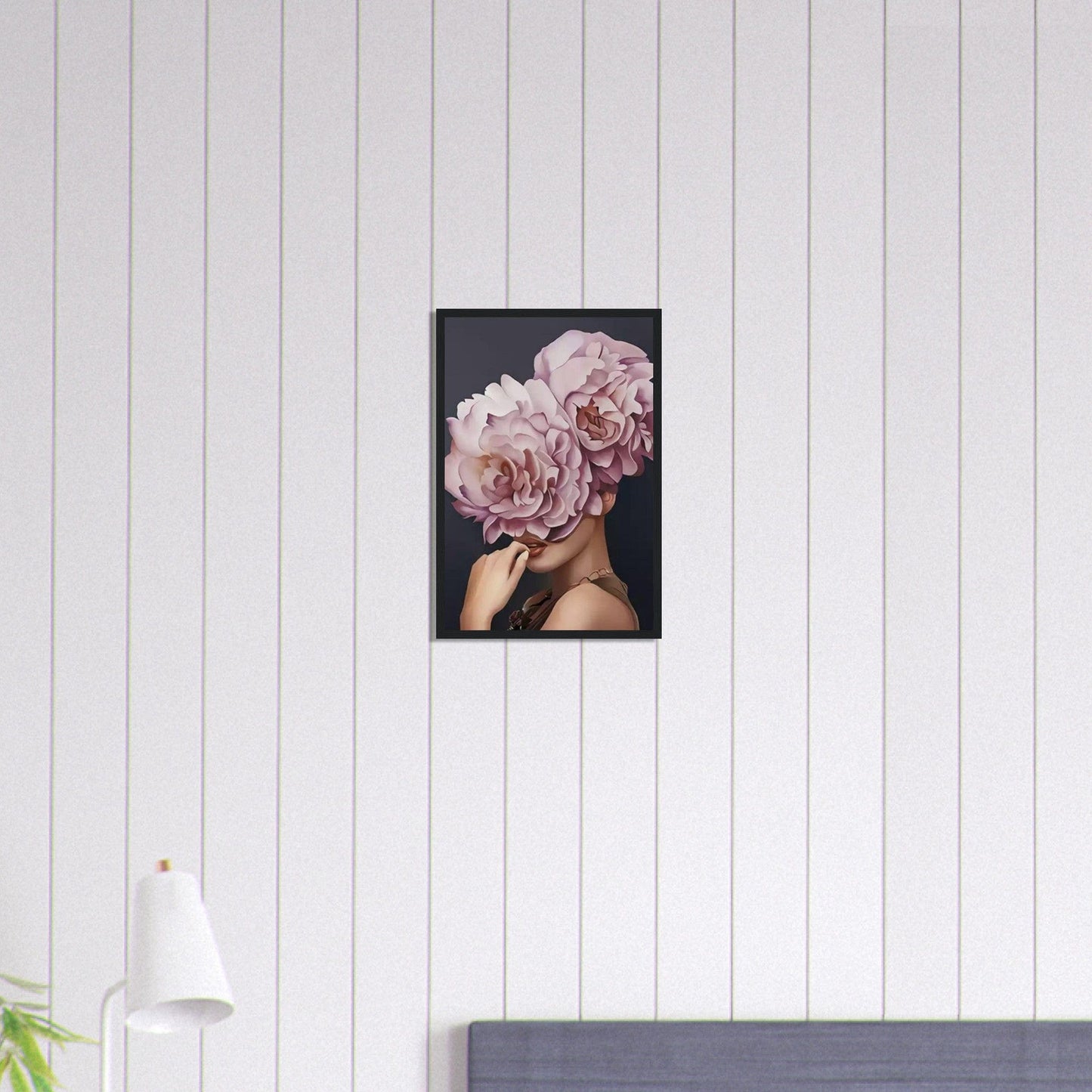 Canvanation Print Material 30x45 cm / 12x18″ Tableau Femme Fleurs Cheveux