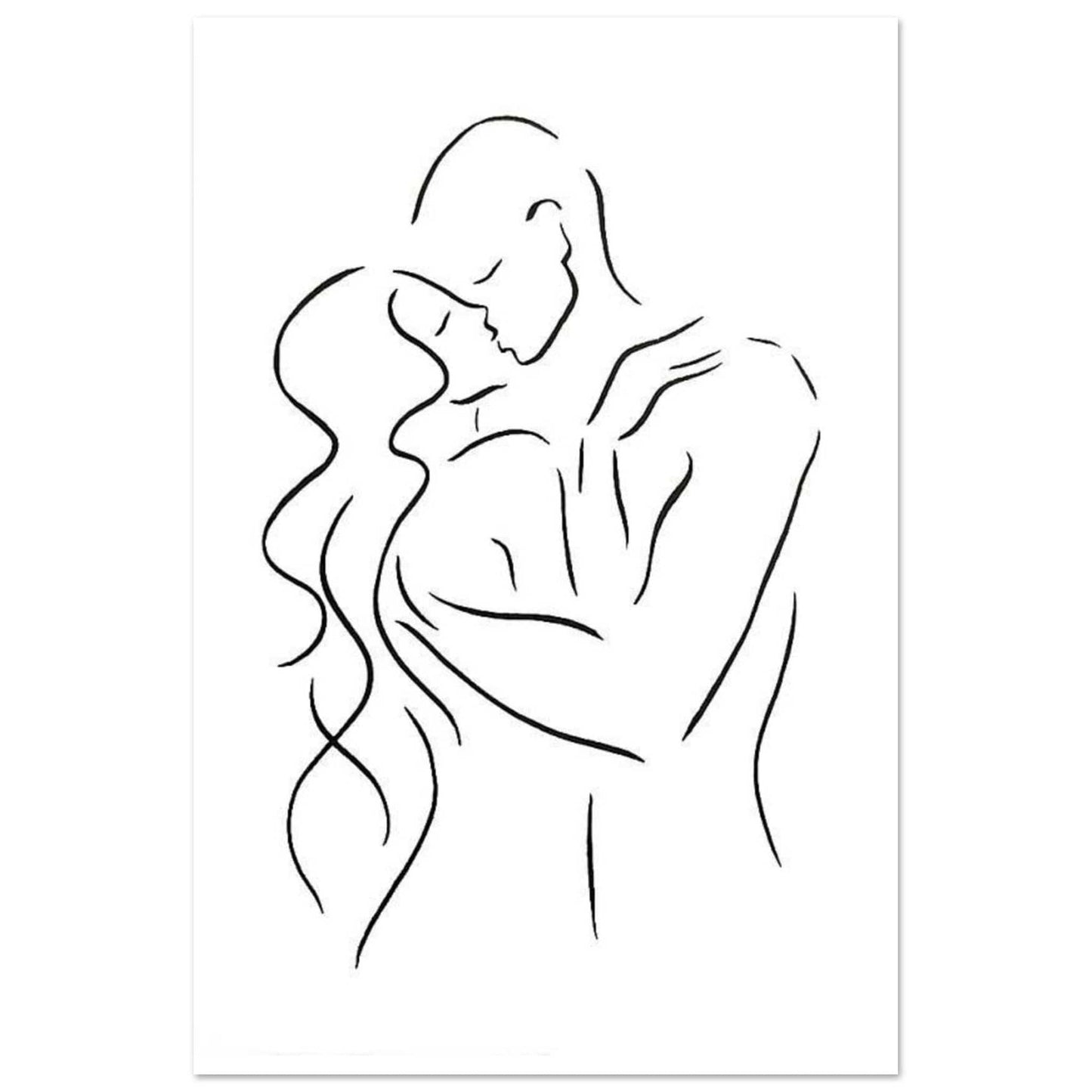 Gelato Print Material 60x90 cm / 24x36″ Poster Couple Sensuel