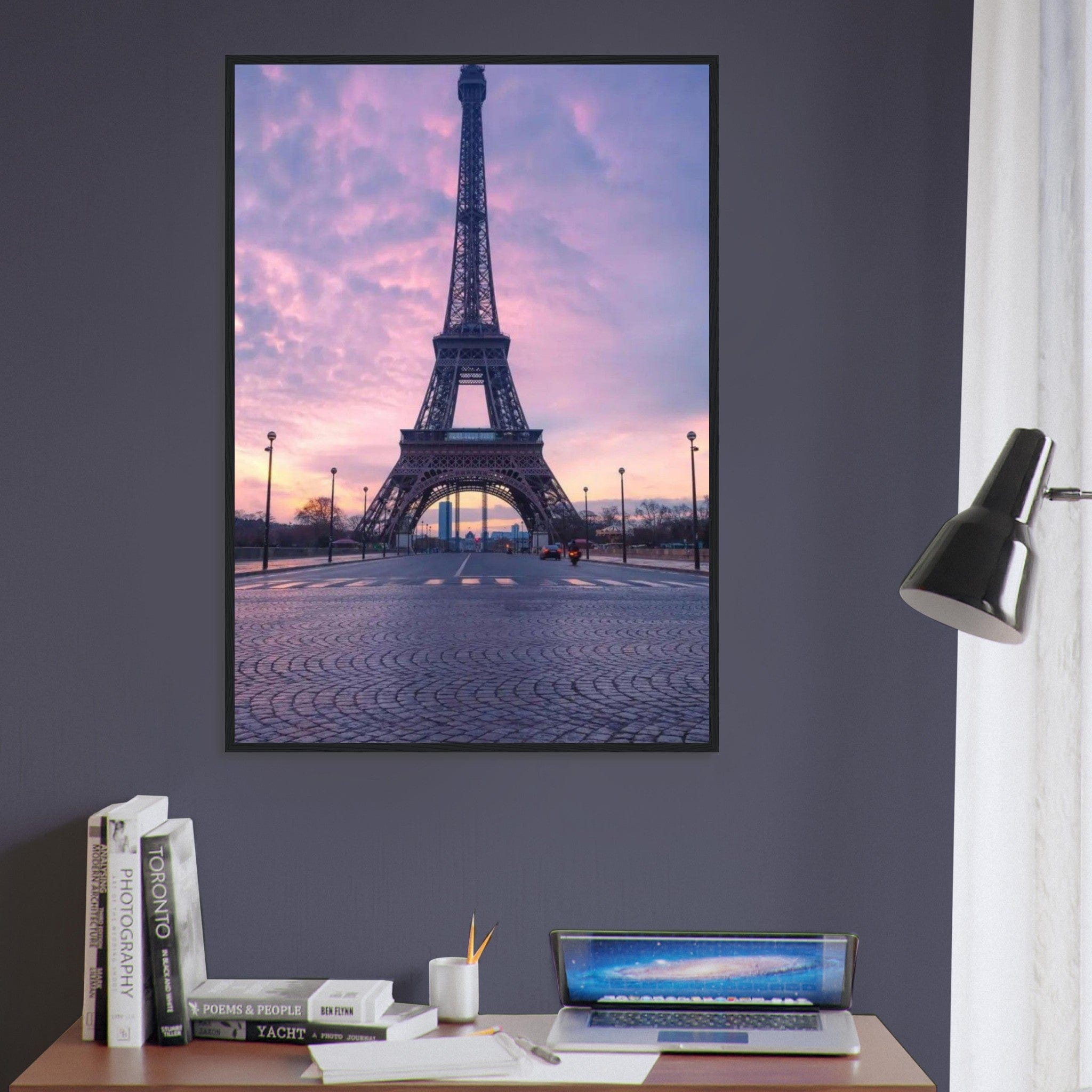 Canvanation Print Material Tableau Paris Tour Eiffel Route