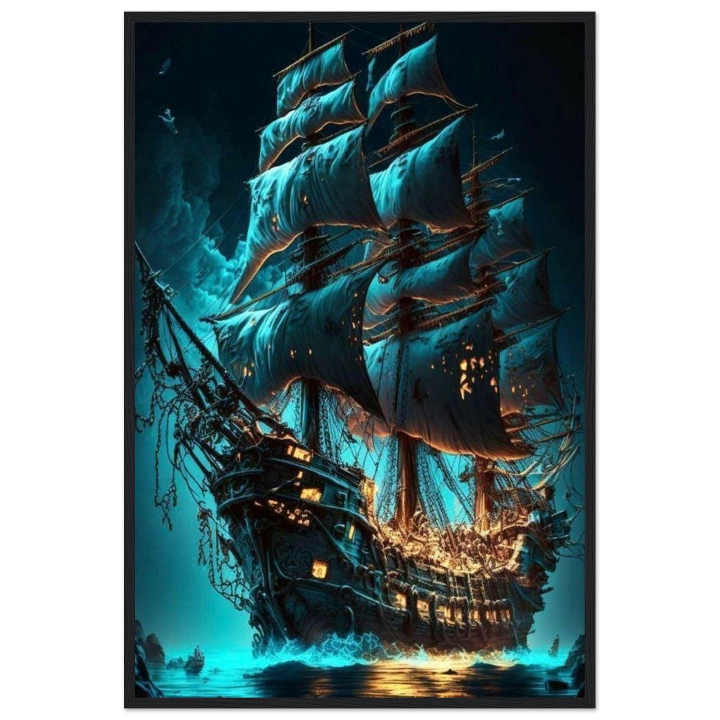 Gelato Print Material 45x60 cm / 18x24″ Tableau Peinture Marine Bateau