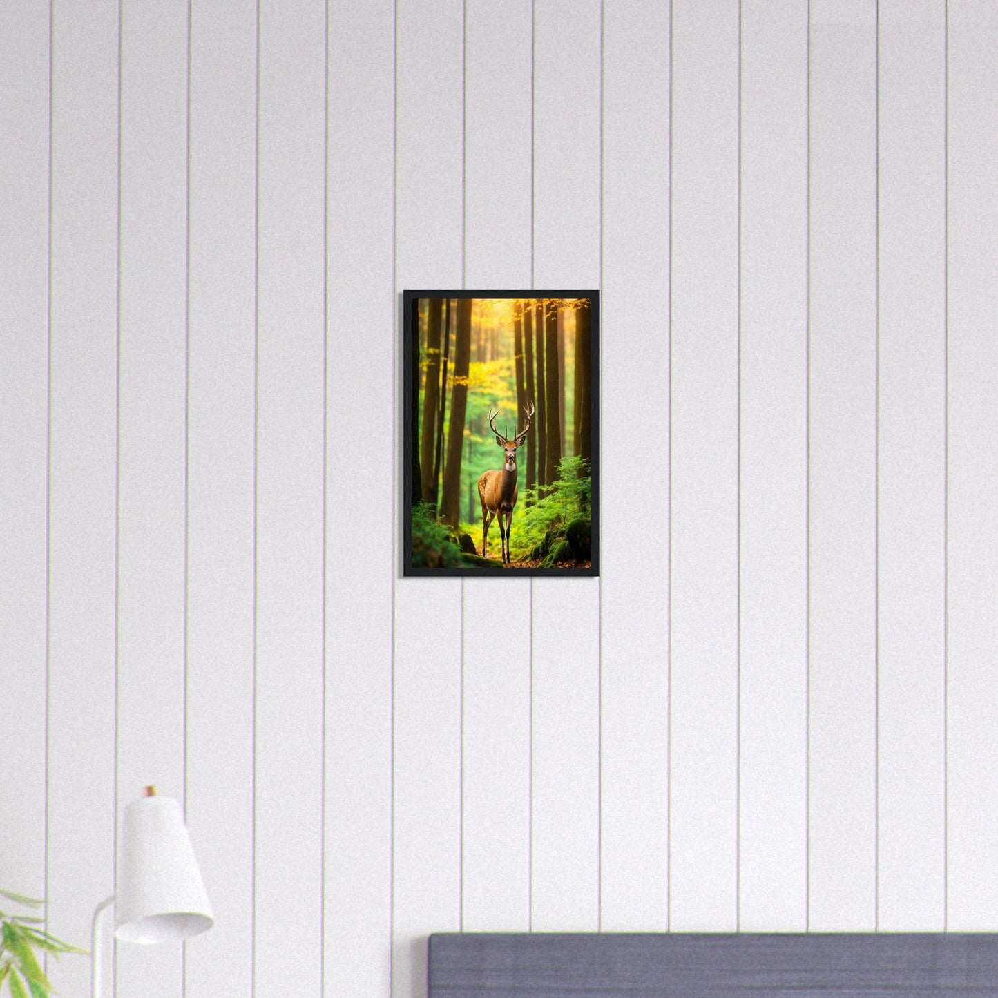 Canvanation Print Material 30x45 cm / 12x18″ Tableau Cerf Le Roi de la Forêt