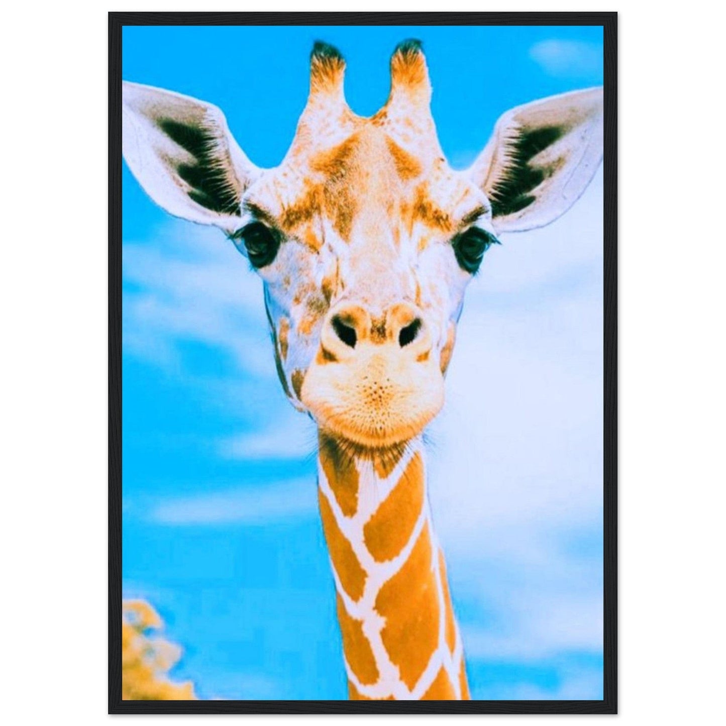 Gelato Print Material 50x70 cm / 20x28″ Tableau Girafe Avec Cadre