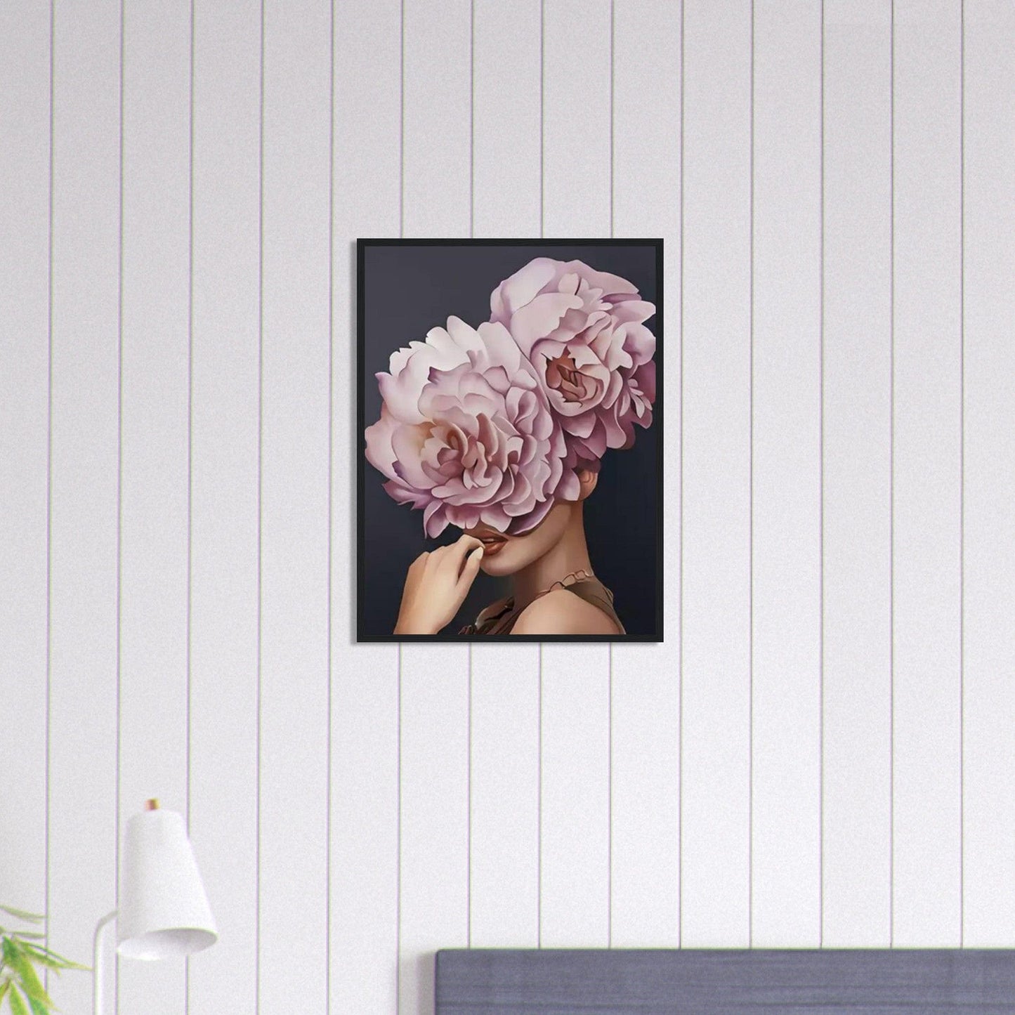 Canvanation Print Material 45x60 cm / 18x24″ Tableau Femme Fleurs Cheveux