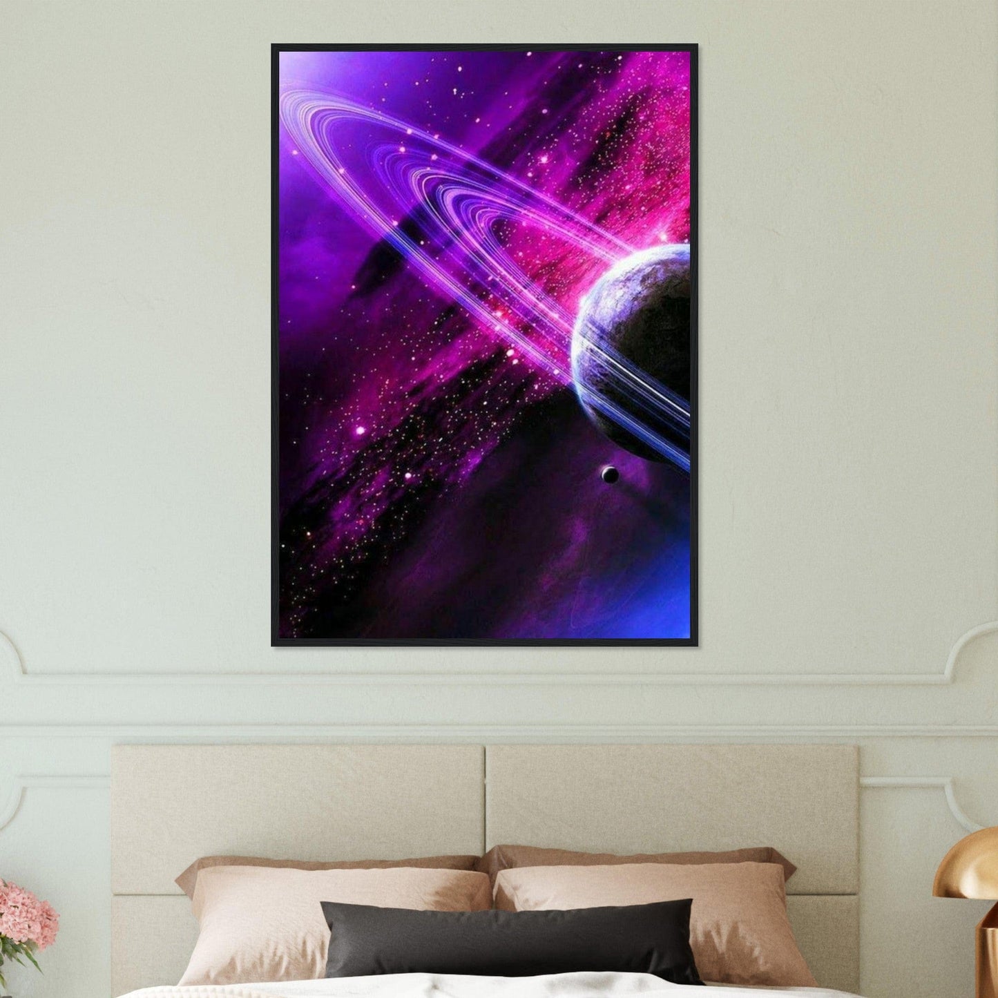 Canvanation Print Material Tableau Planete Voyage Interstellaire