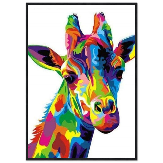 Gelato Print Material 70x100 cm / 28x40″ Tableau Tete De Girafe