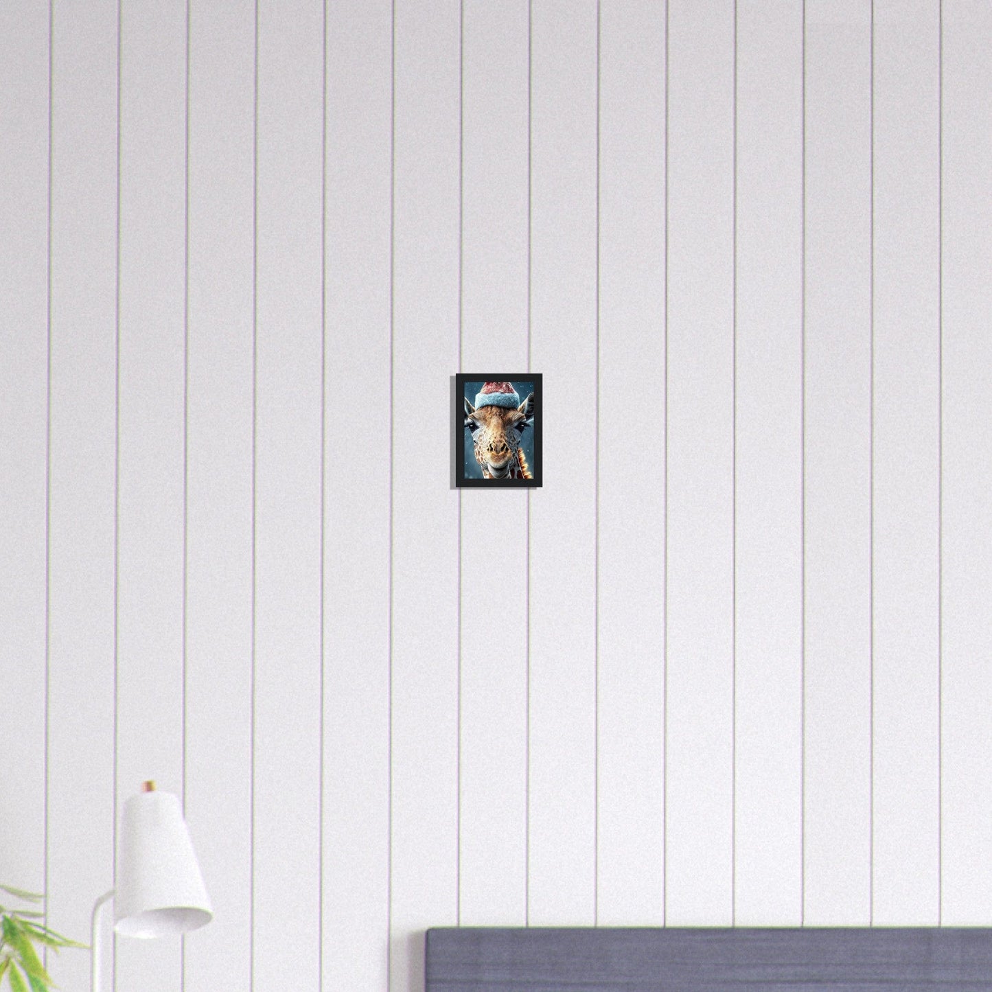 Canvanation Print Material 13x18 cm / 5x7″ Tableau Girafe Noel