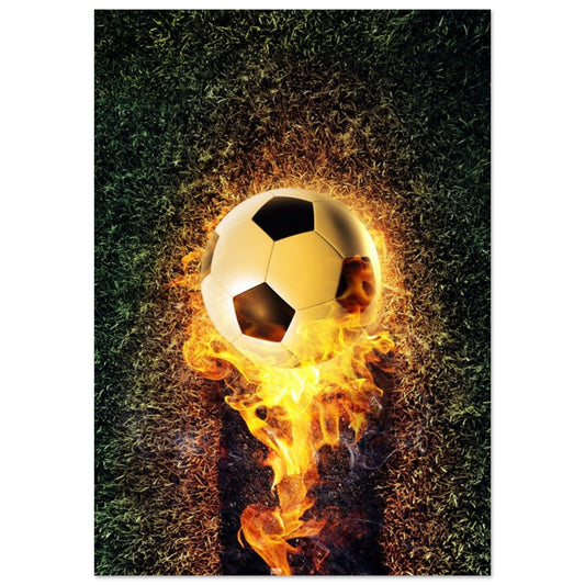 Gelato Print Material 70x100 cm / 28x40″ Poster Football Terrain Feu