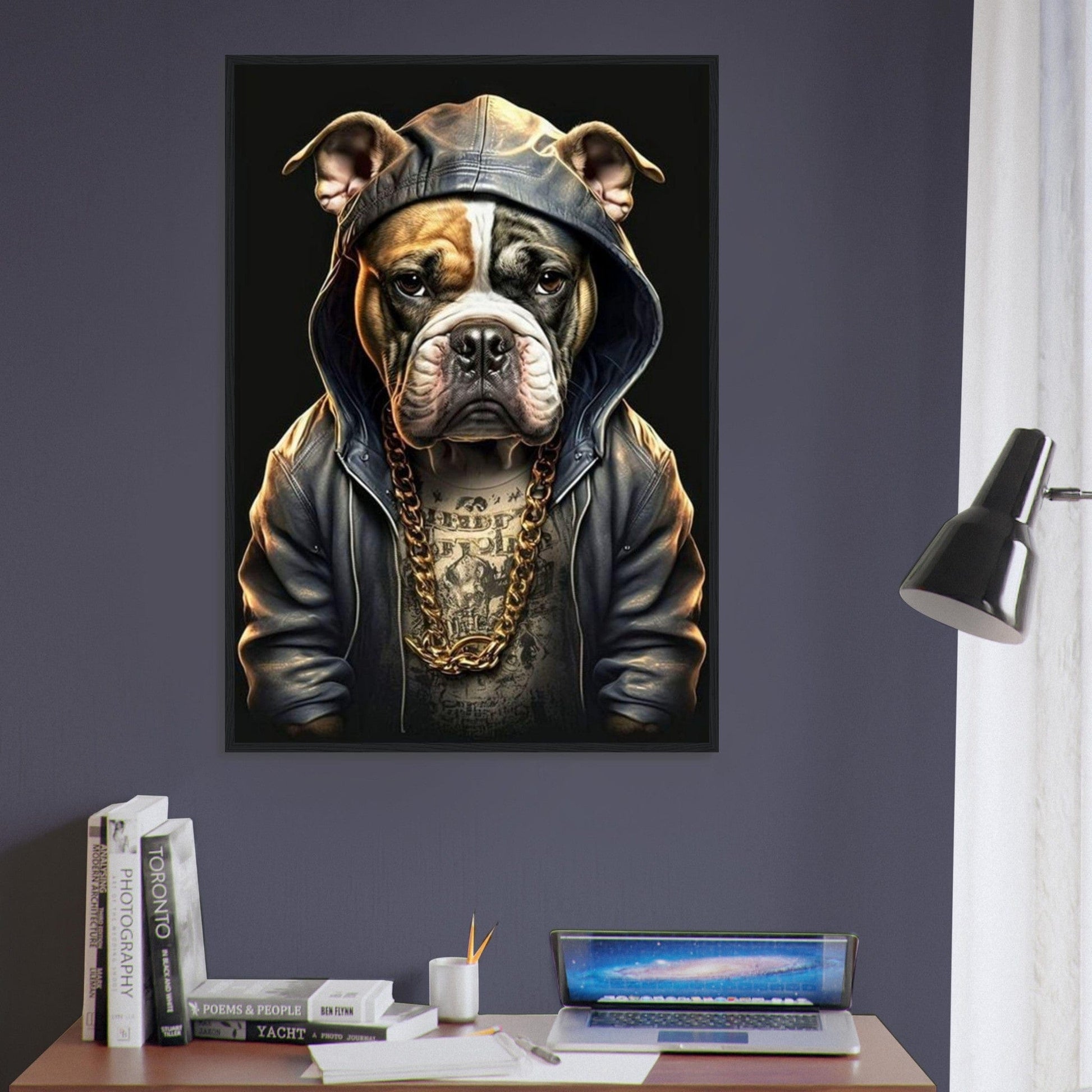 Canvanation Print Material Tableau Chien - Au-delà des mots