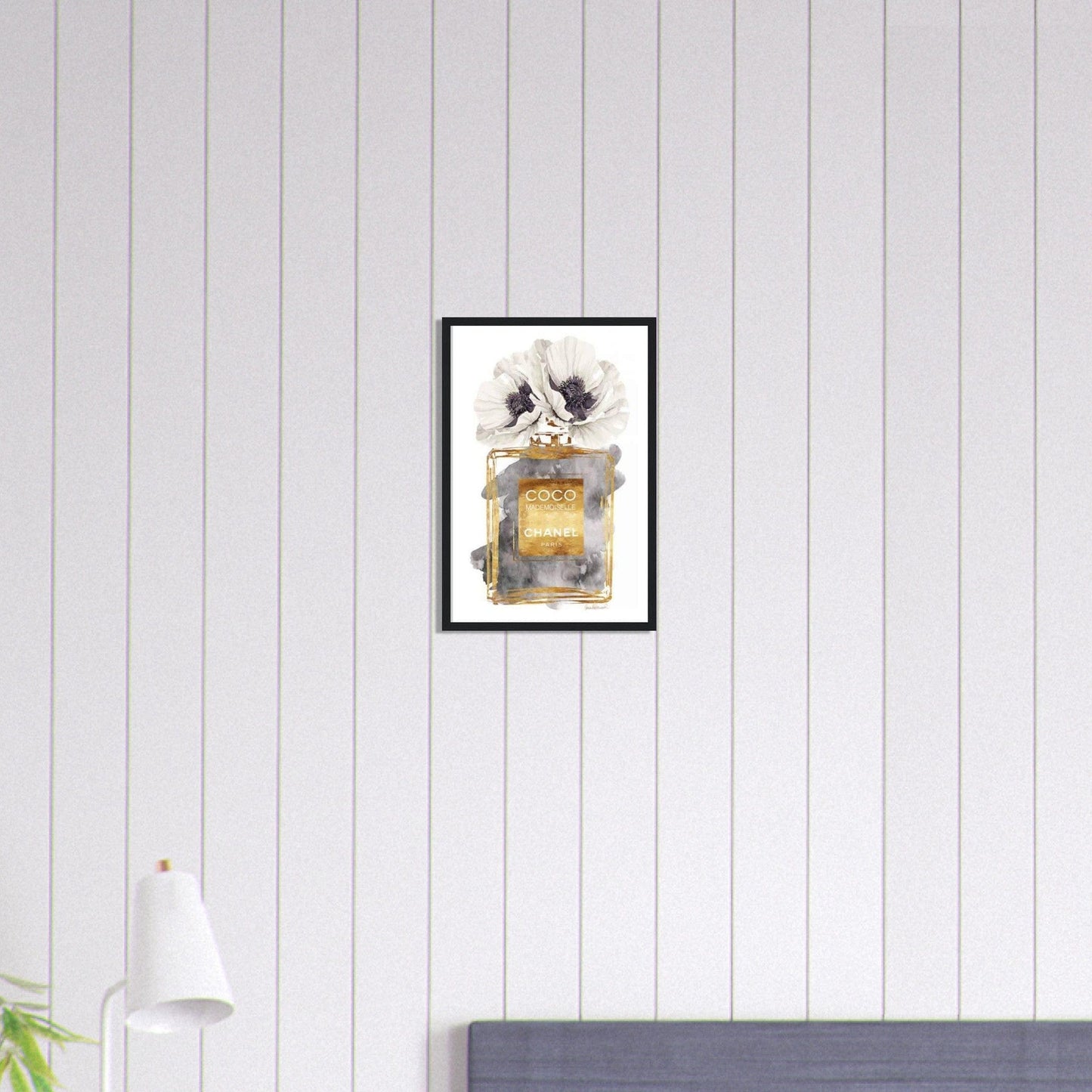 Canvanation Print Material 30x45 cm / 12x18″ Tableau Chanel Numéro 5 Or