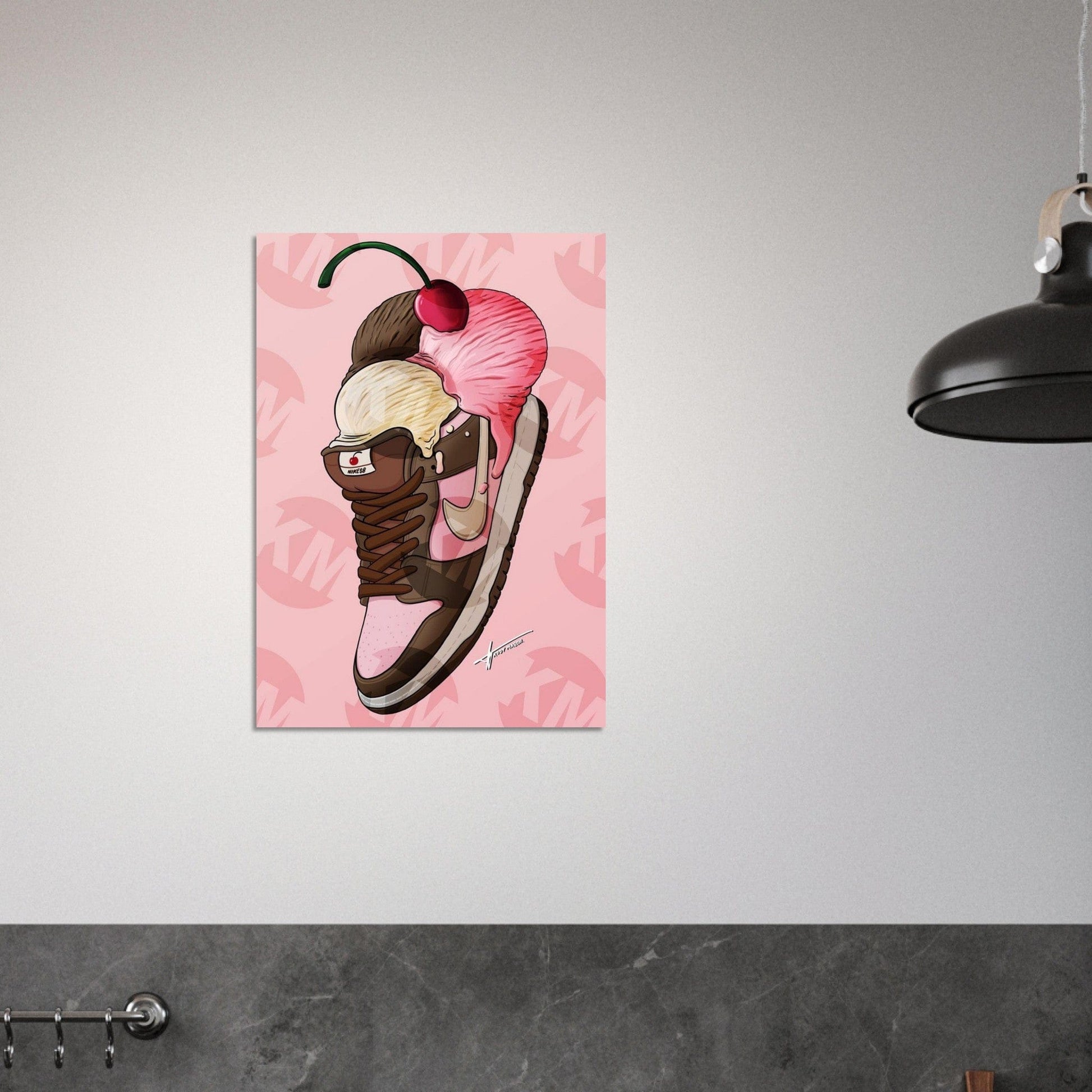 Gelato Print Material Poster Sneaker Glace
