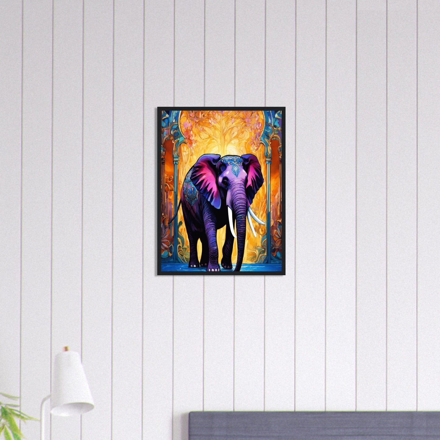 Canvanation Print Material 45x60 cm / 18x24″ Tableau Elephant L'Empereur De La Terre