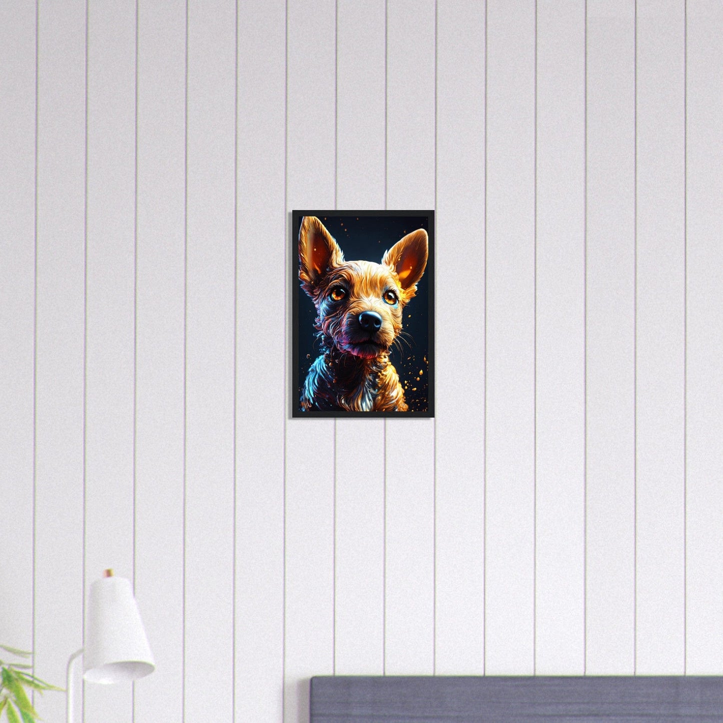Canvanation Print Material 30x45 cm / 12x18″ Tableau Chien Force Tranquille