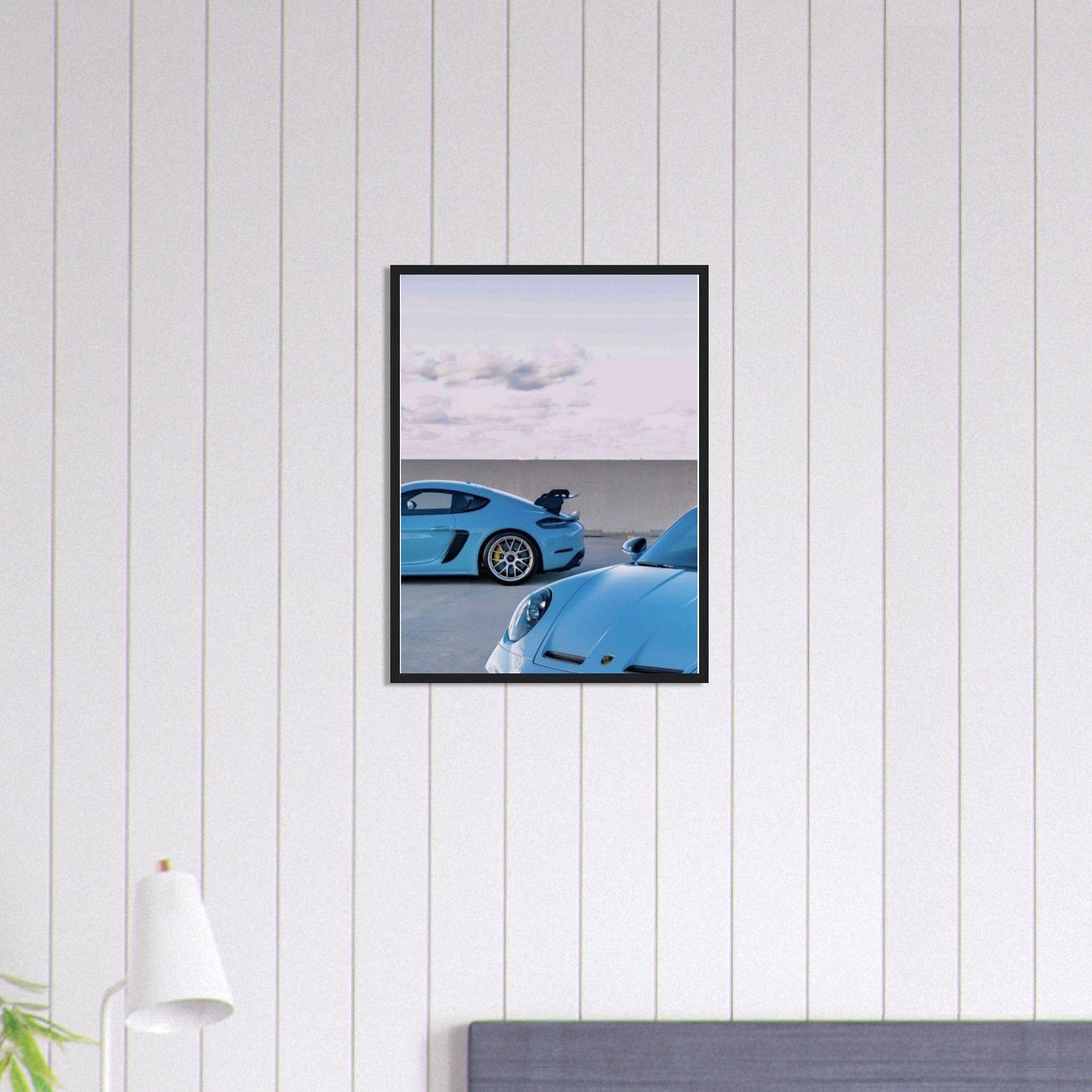 Canvanation Print Material 45x60 cm / 18x24″ Tableau Parking Porsche