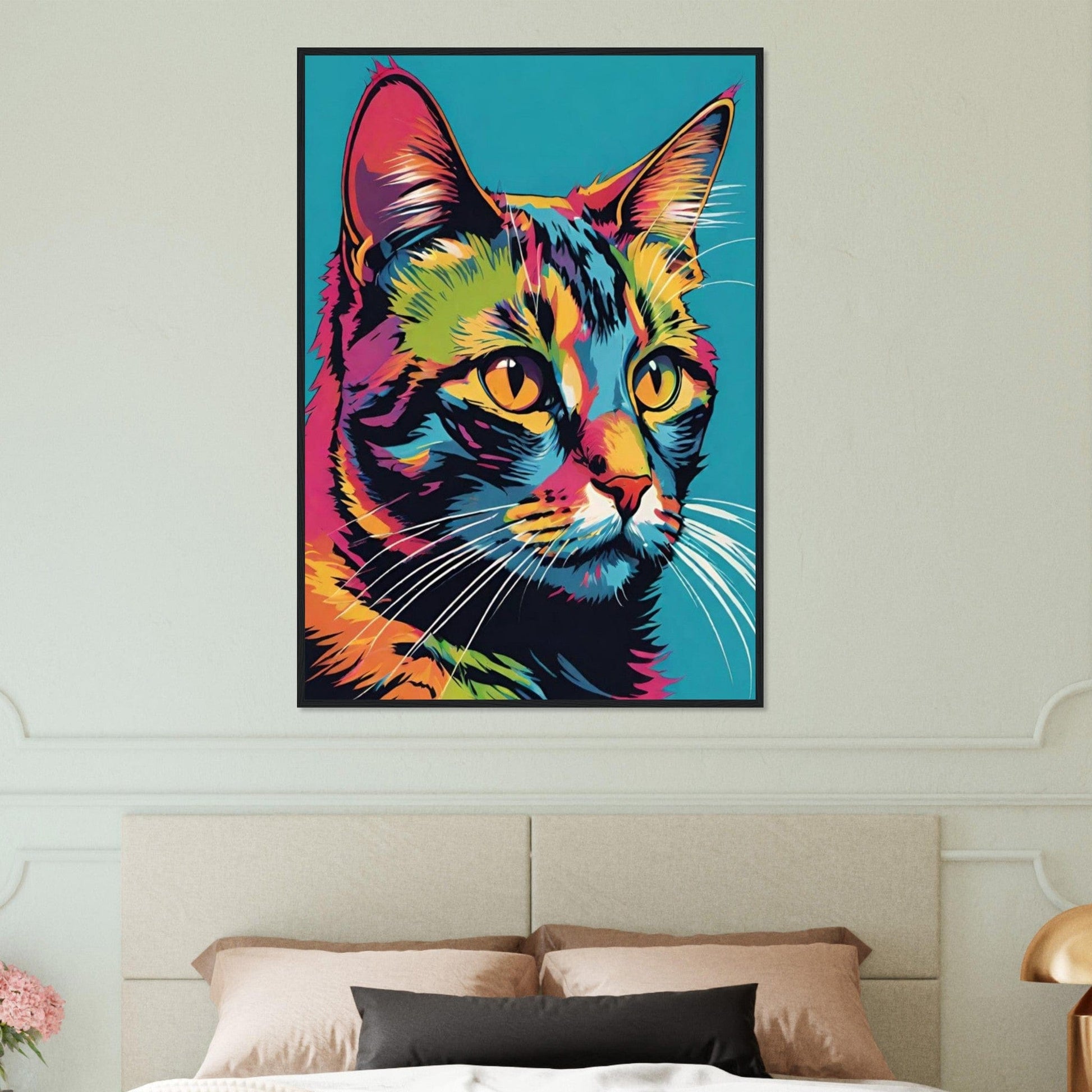 Canvanation Print Material Tableau Chat Pop Art Explosion