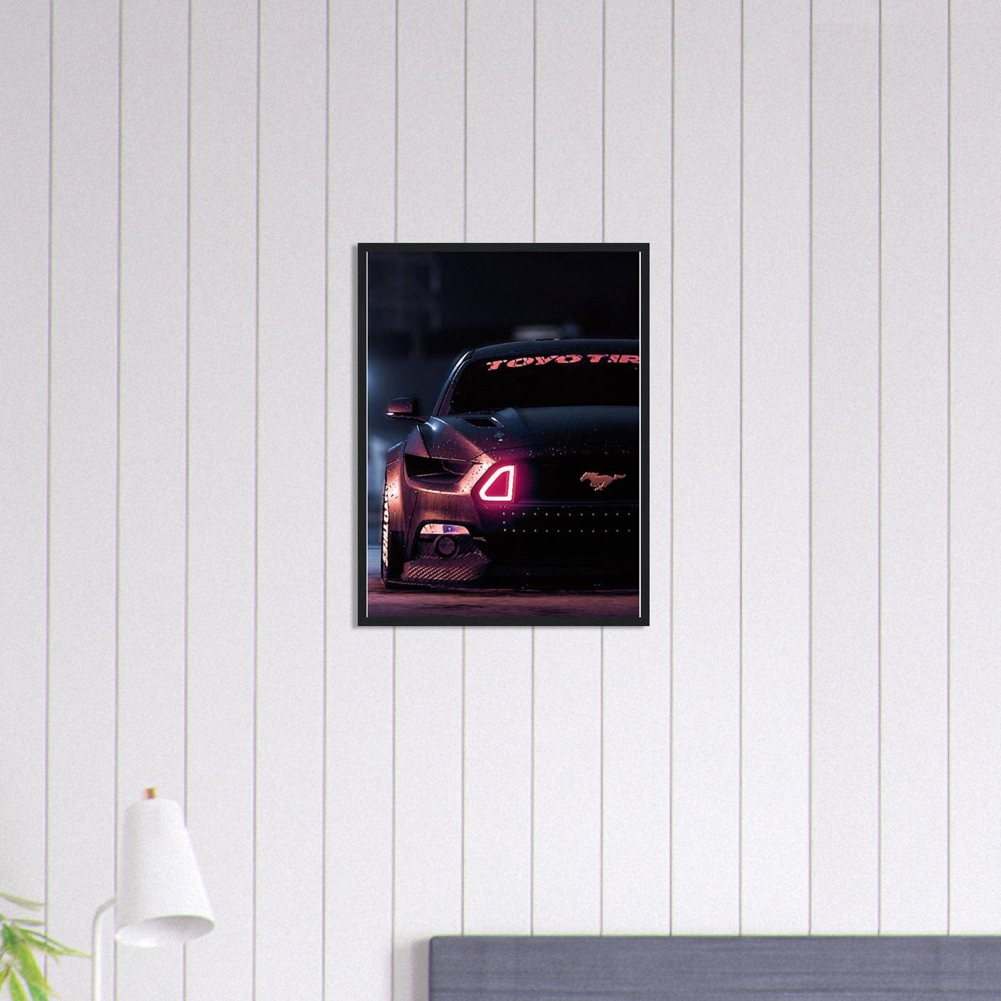 Canvanation Print Material 45x60 cm / 18x24″ Tableau Voiture Mustang Shelby Gt500