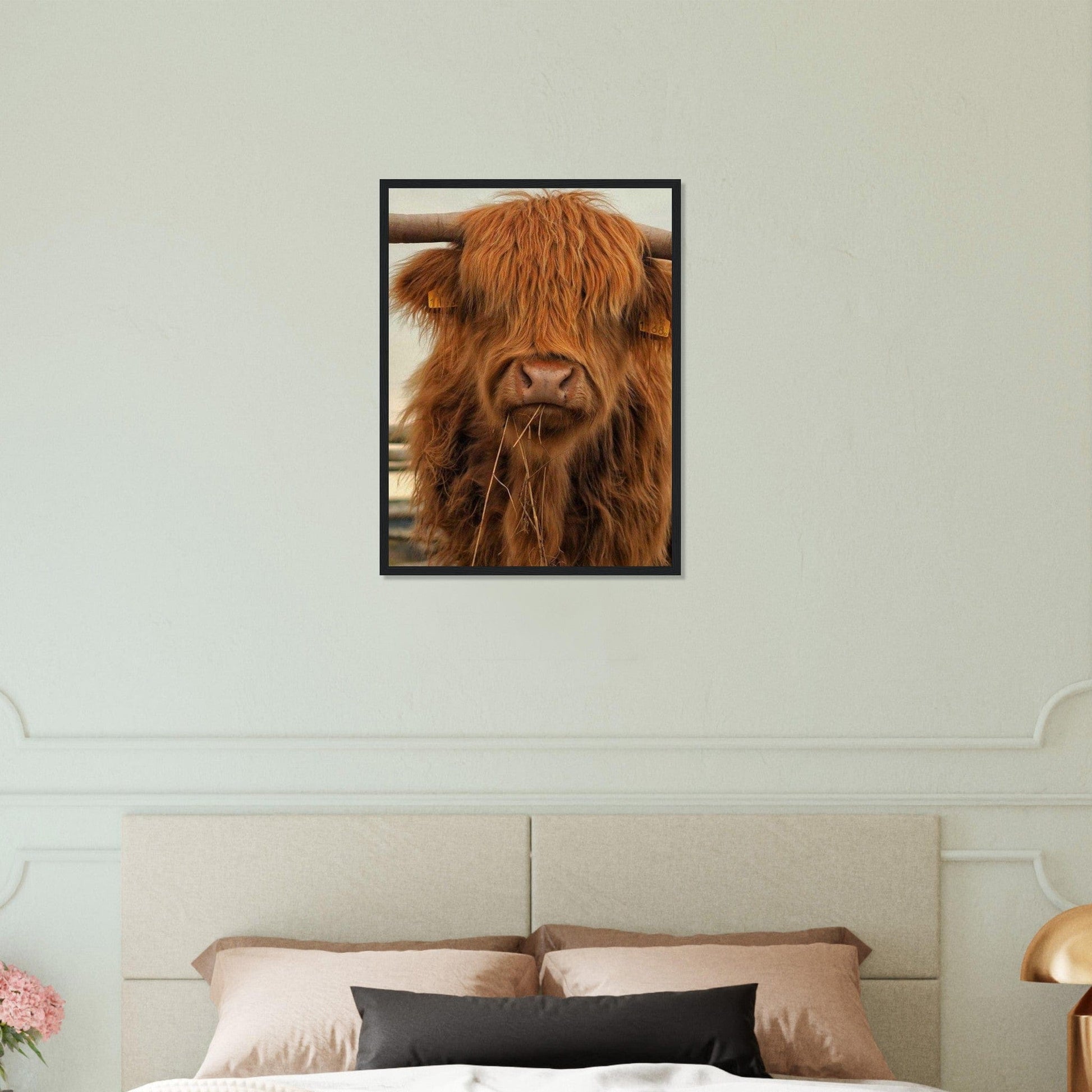 Canvanation Print Material Tableau Vache Highland