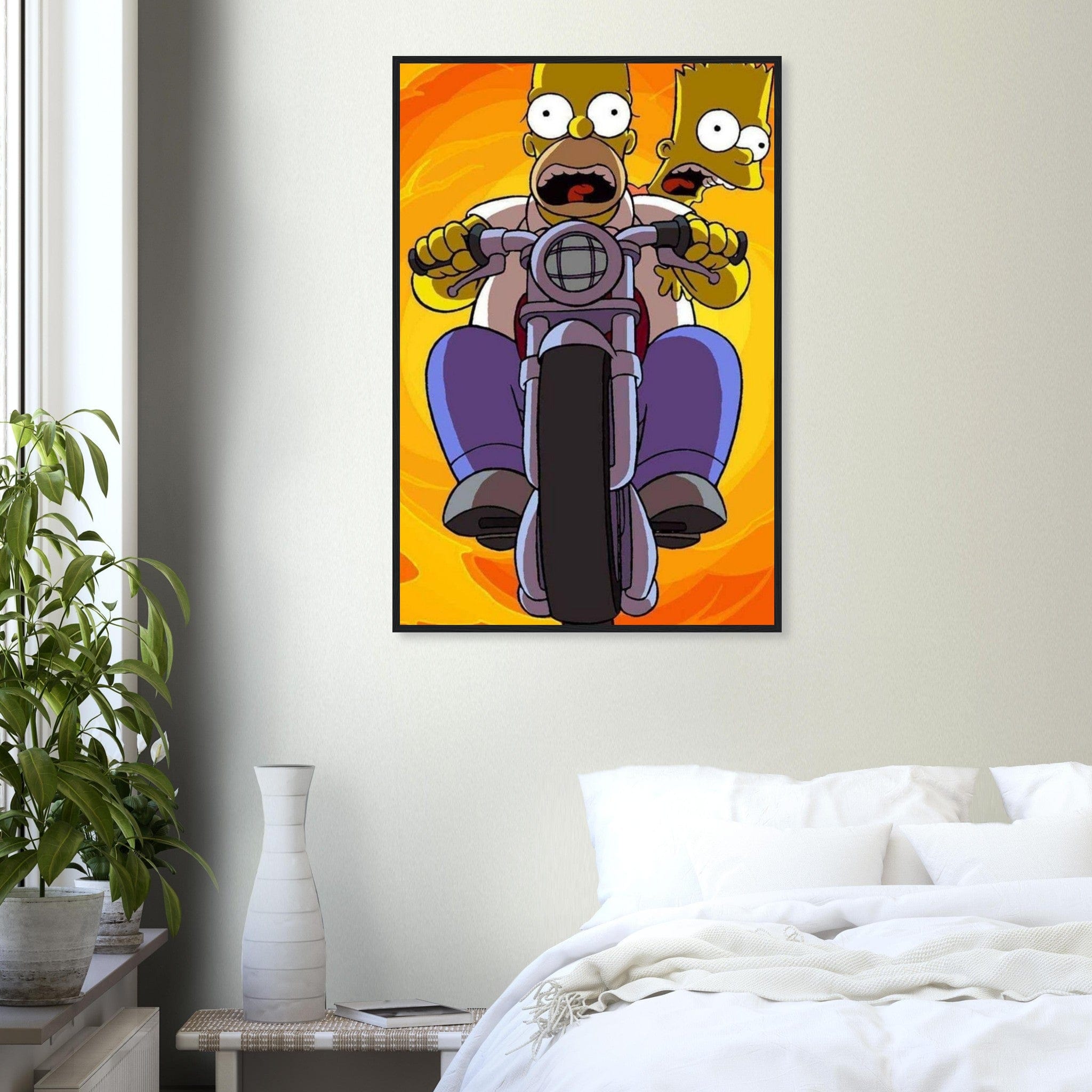 Canvanation Print Material 60x90 cm / 24x36″ / Tableau Poster Et Tableau Bart Et Homer