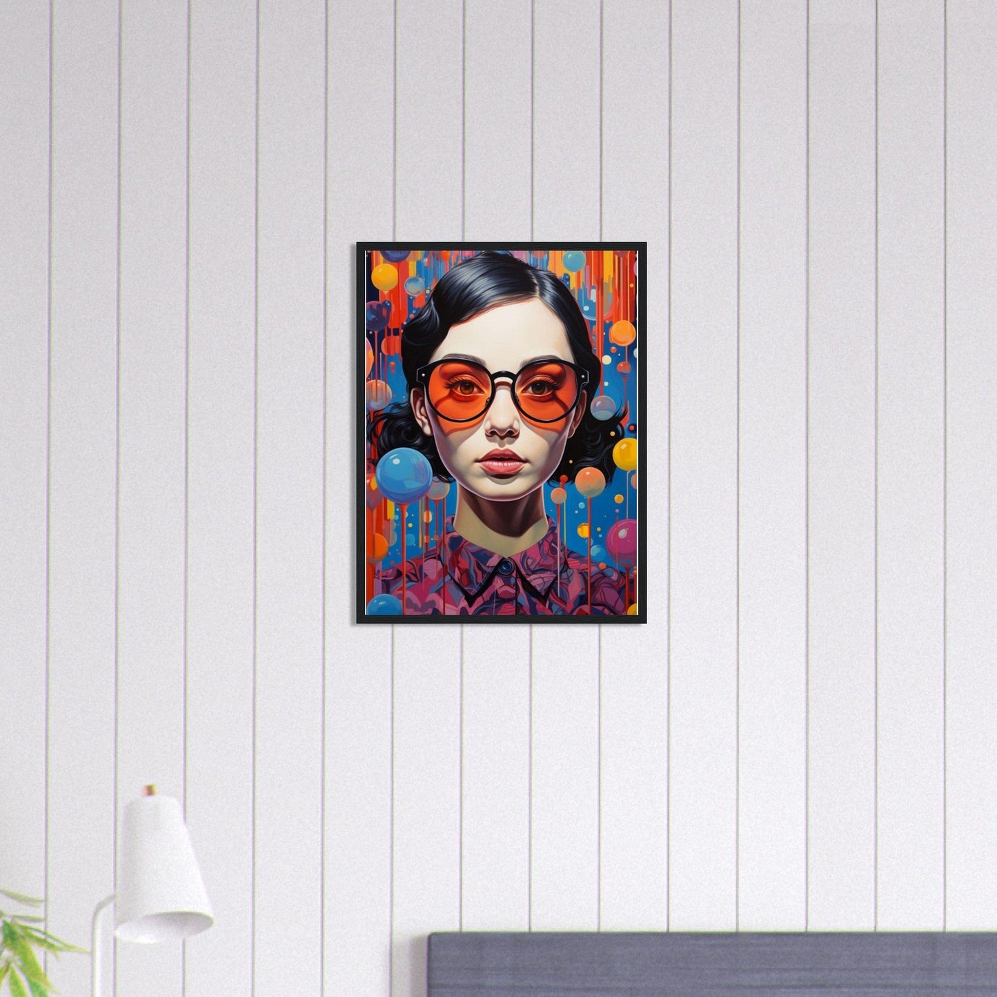 Canvanation Print Material 45x60 cm / 18x24″ Tableau Femme 60's