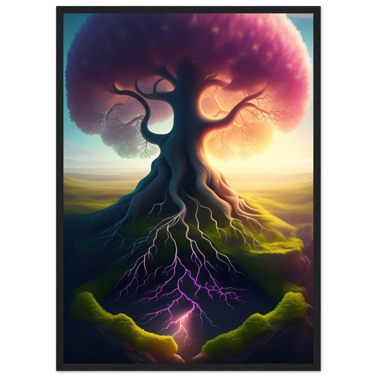 Canvanation Print Material 50x70 cm / 20x28″ Tableau L'arbre De Vie Klimt