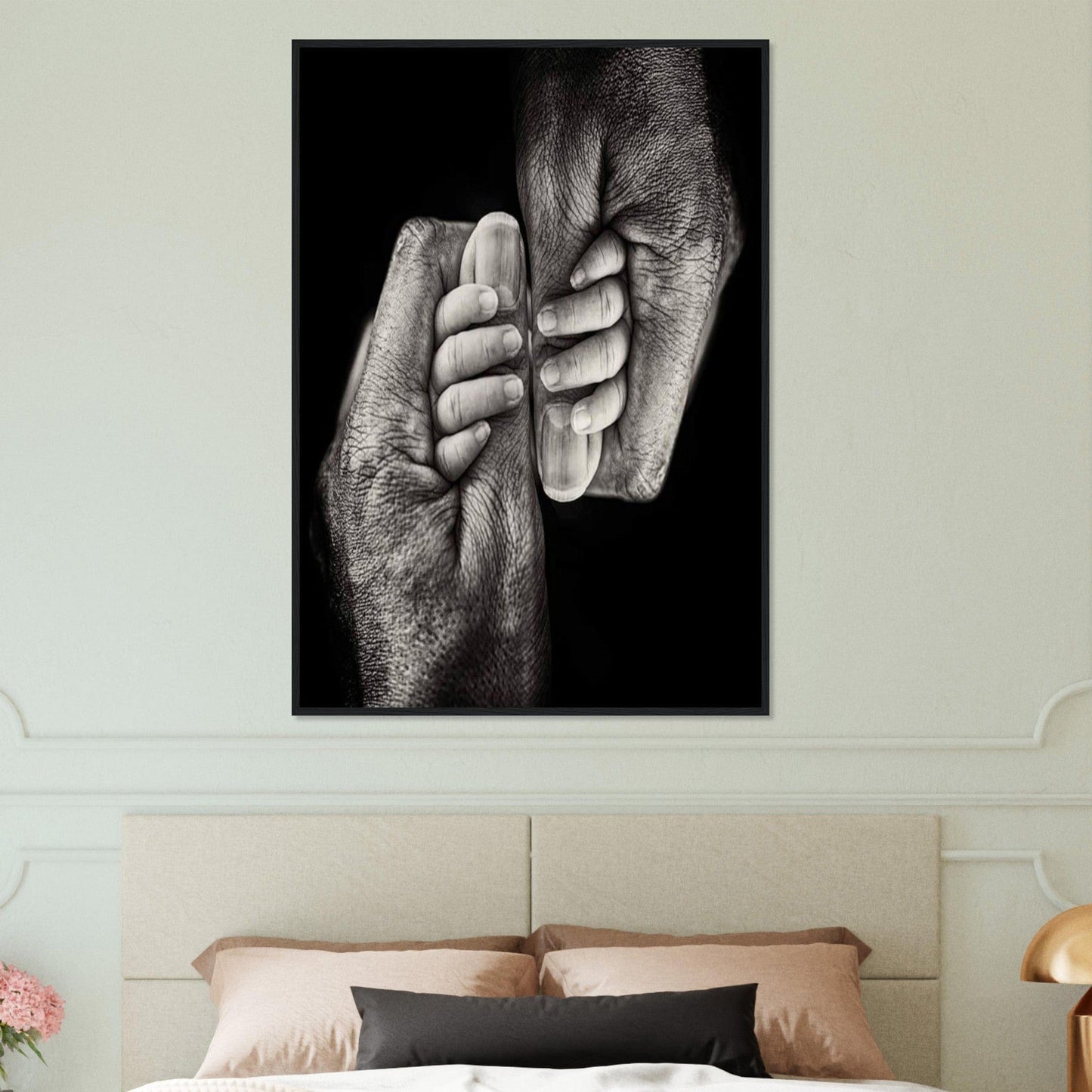 Canvanation Print Material Tableau Photo Noir Et Blanc-Couple