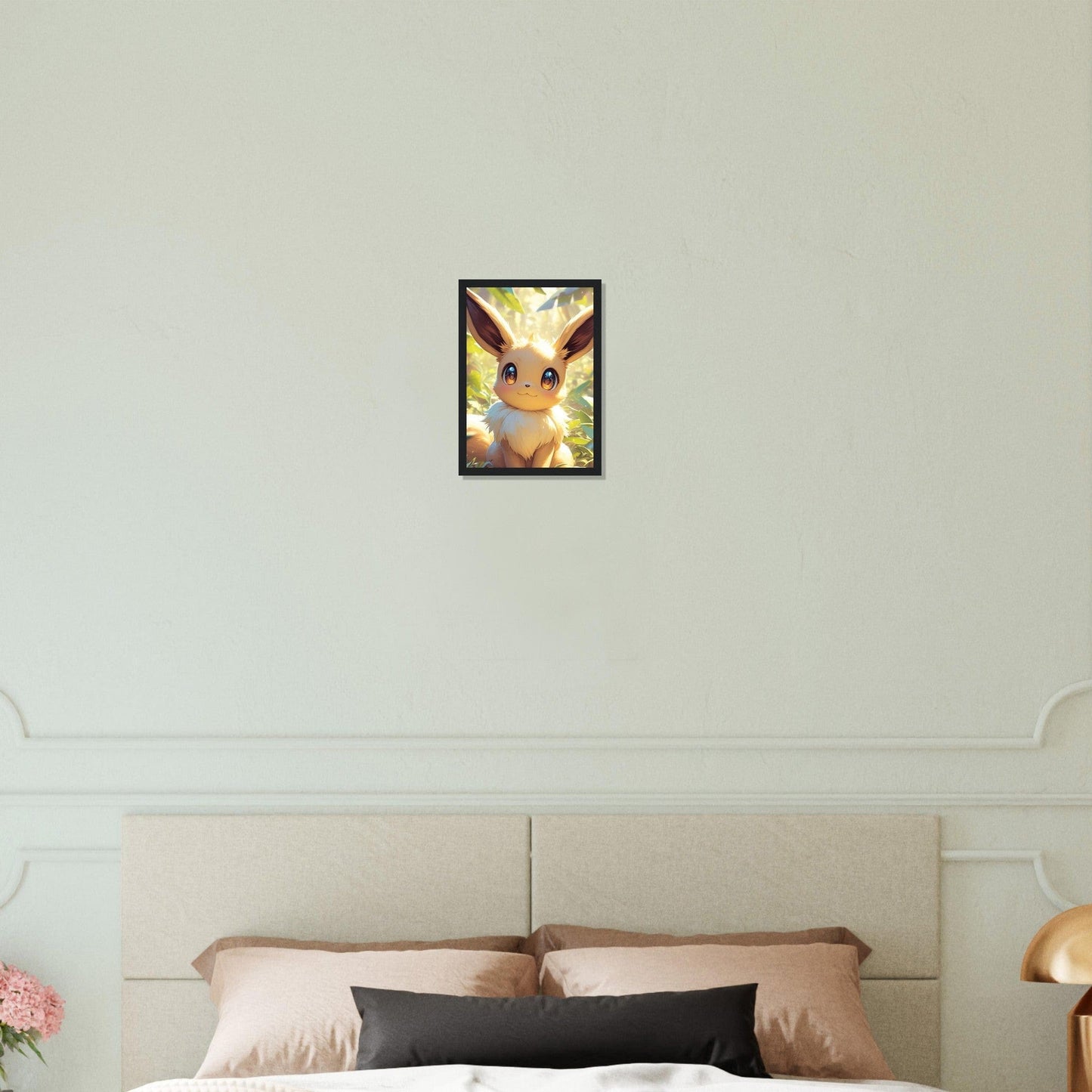 Canvanation Print Material Tableau Pokémon Evoli - Chambre Bébé