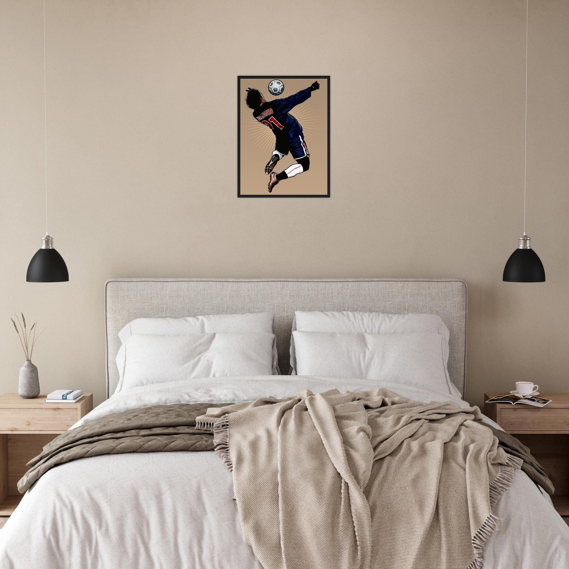 Canvanation Print Material Tableau Football Ronaldhino