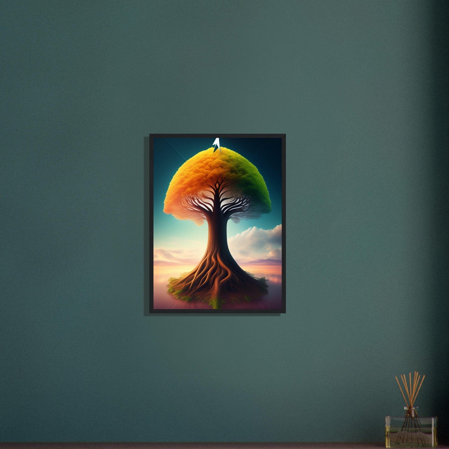 Canvanation Print Material Tableau L'Arbre de Vie: Une Métaphore de la Croissance et du Développement