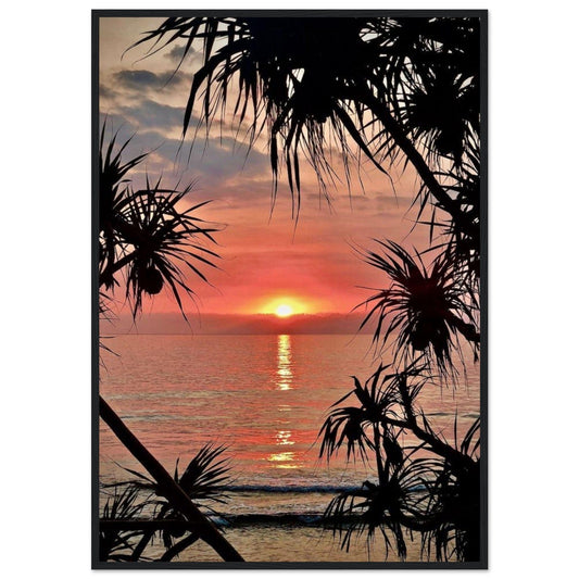 Gelato Print Material 70x100 cm / 28x40″ Tableau Peinture Coucher De Soleil