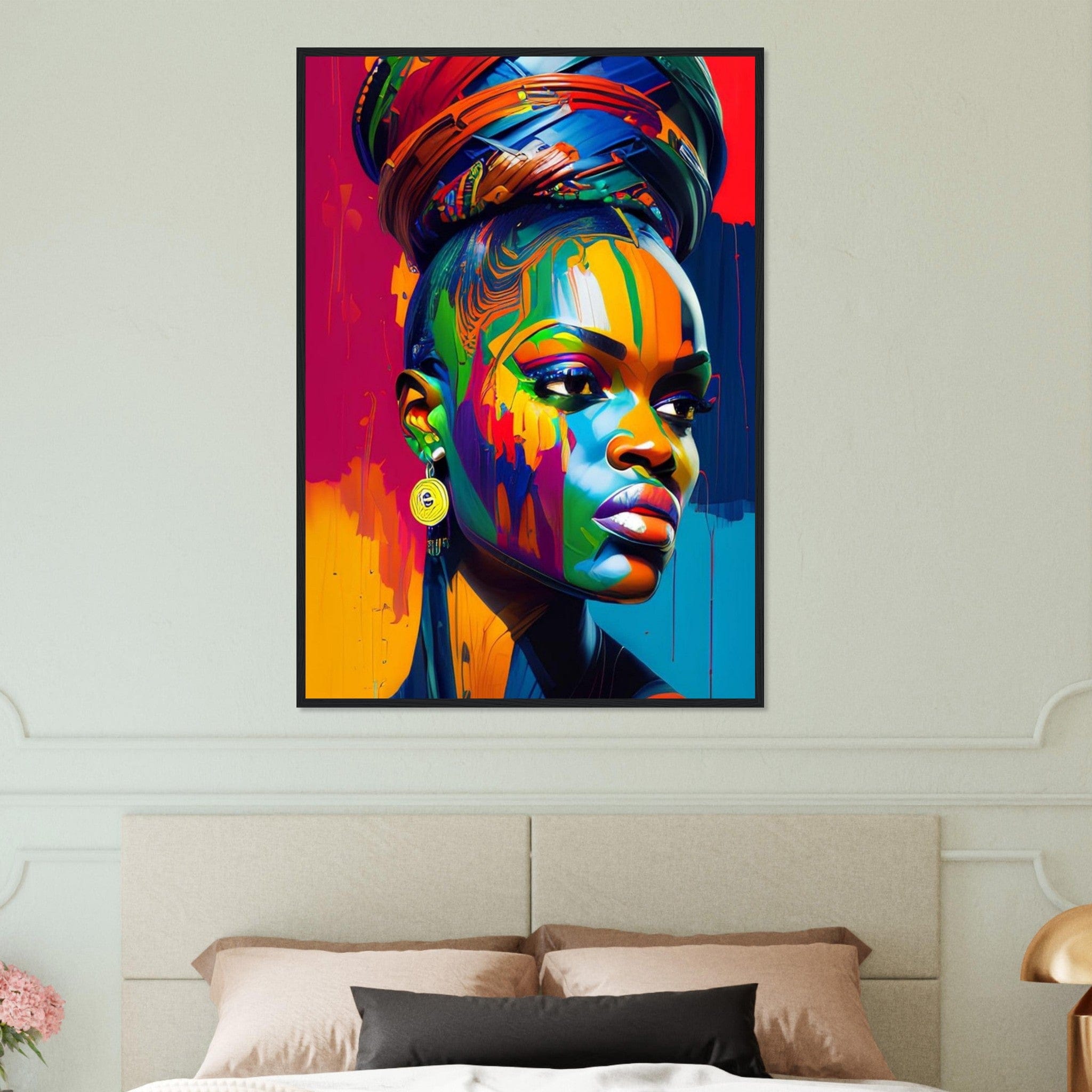 Canvanation Print Material 70x100 cm / 28x40″ Couleur Africaine Peinture