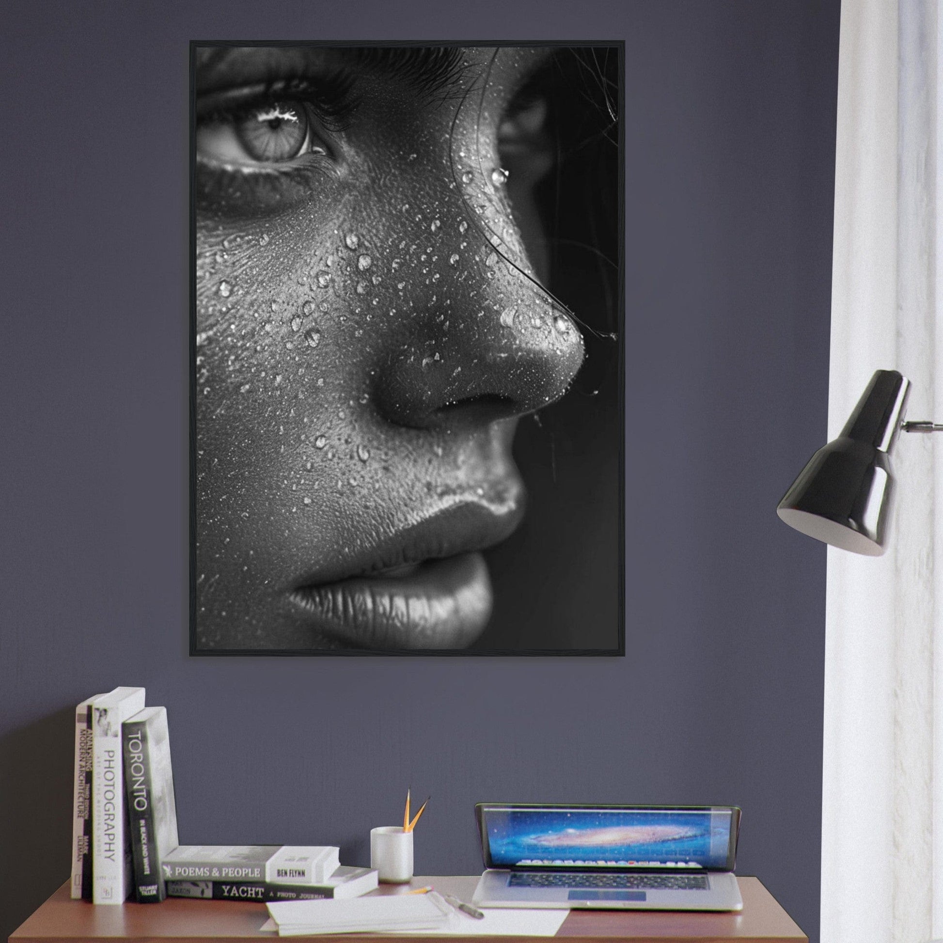 Canvanation Print Material Tableau Photo Noir Et Blanc-Portrait-Fille