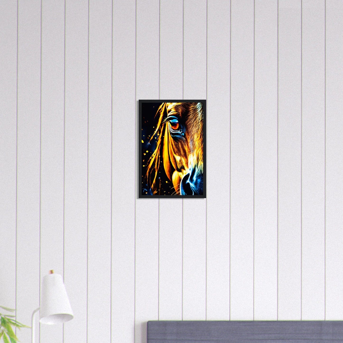 Canvanation Print Material 30x45 cm / 12x18″ Tableau Cheval Écho des Sabots