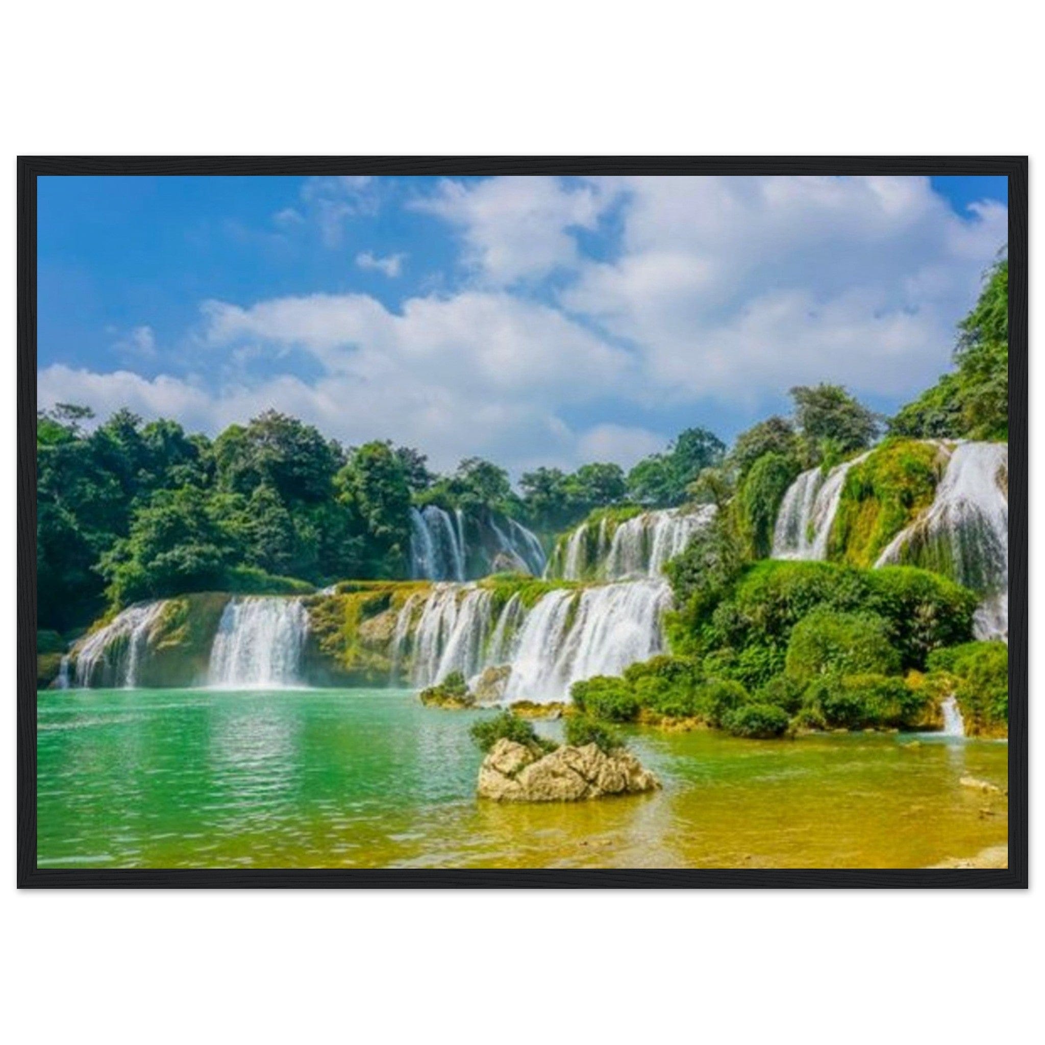 Gelato Print Material 50x70 cm / 20x28″ Tableau Panoramique Chute D'eau