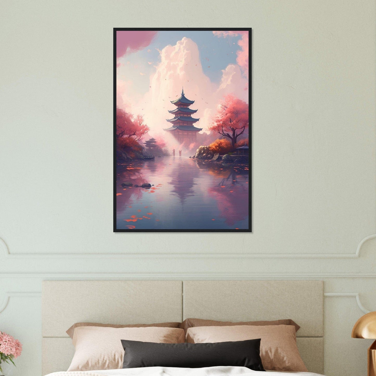 Canvanation Print Material 60x90 cm / 24x36″ Tableau Japon Fleur De Cerisier