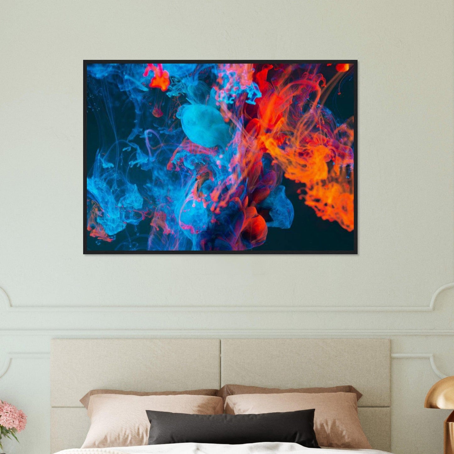 Gelato Print Material Tableau Panoramique Abstrait Fumé