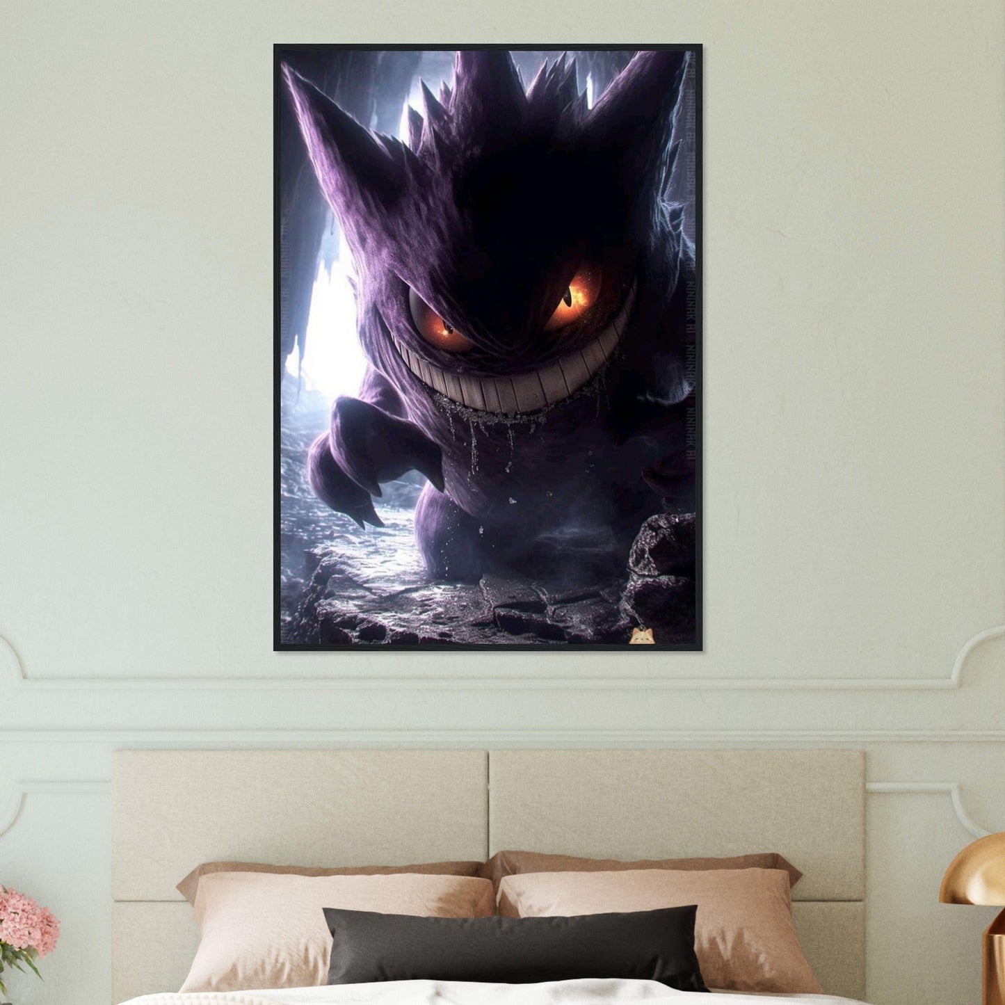 Canvanation Print Material Tableau Pokémon Monstre Horreur
