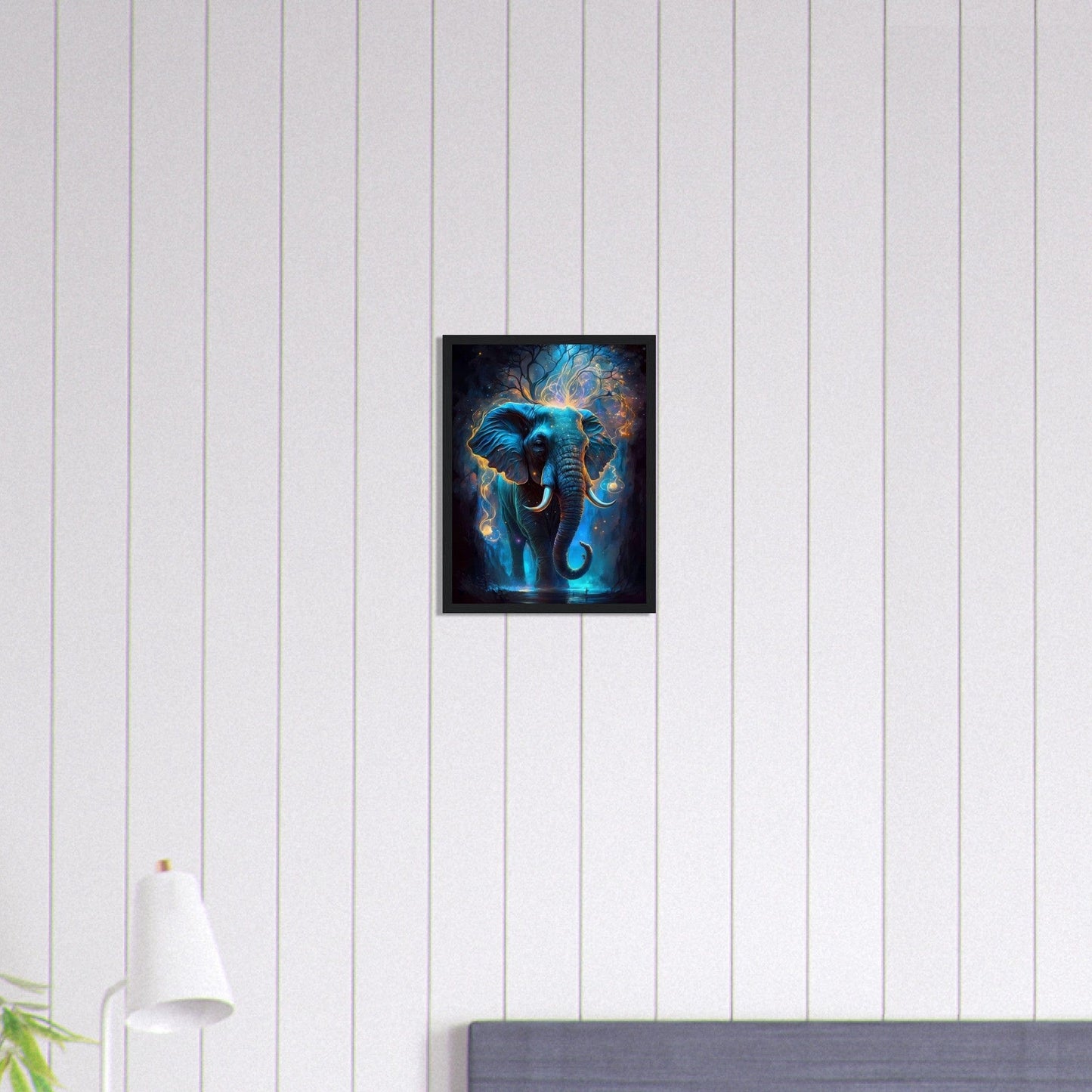 Canvanation Print Material 30x40 cm / 12x16″ Tableau Elephant Lueur Crépusculaire