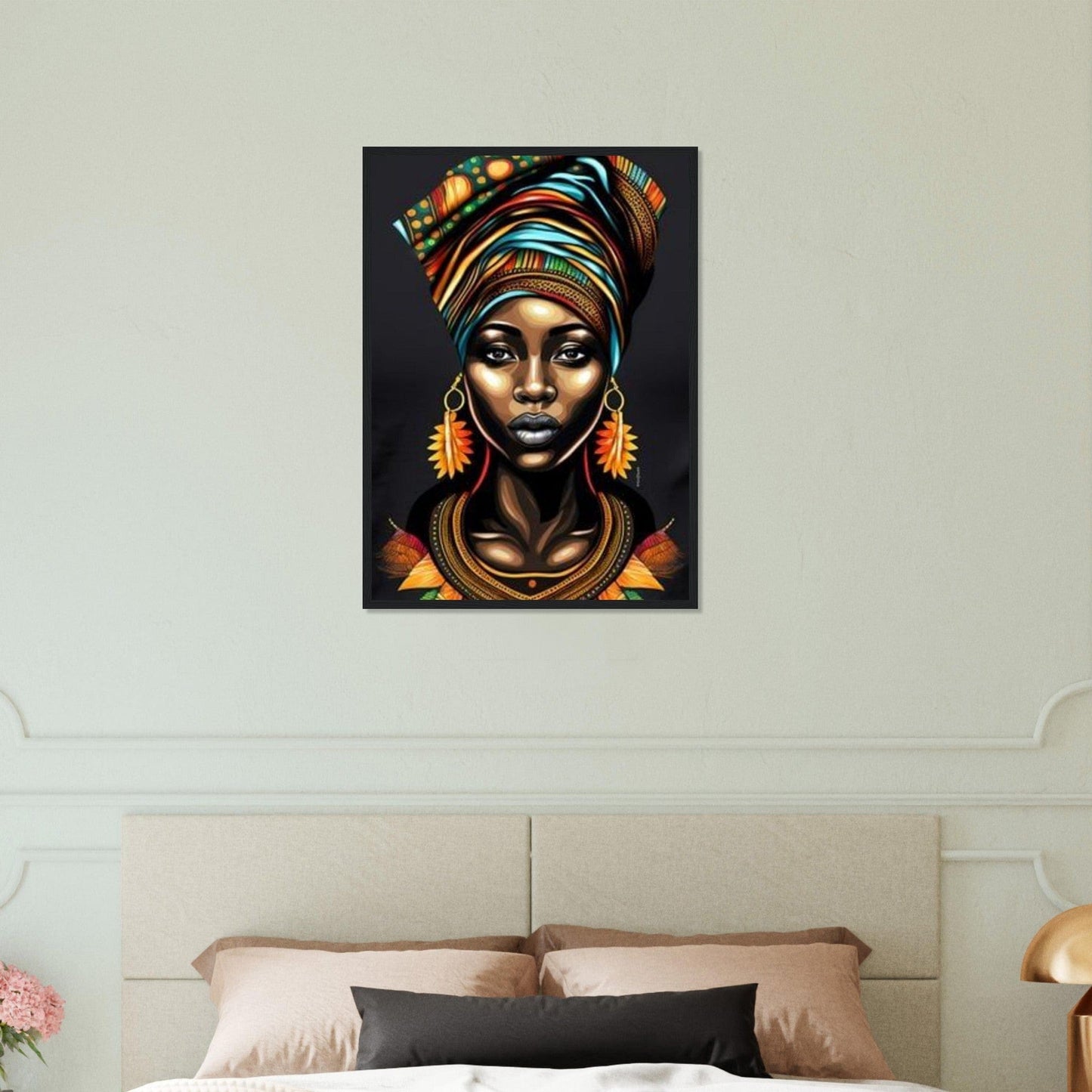 Canvanation Print Material 50x70 cm / 20x28″ Peinture Moderne Africaine
