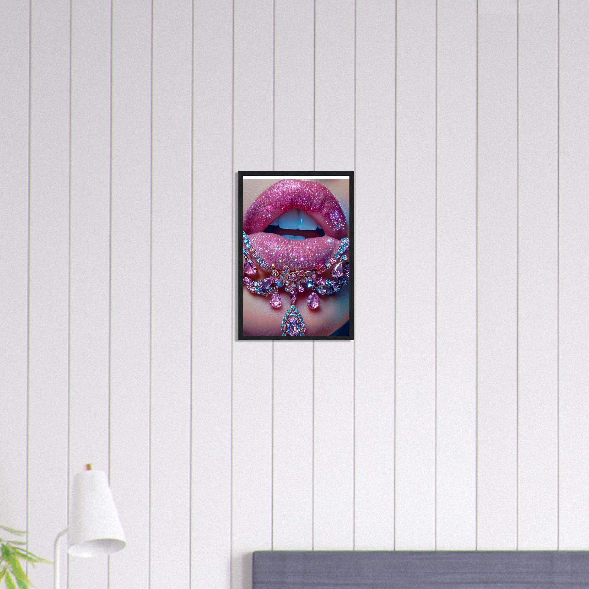 Canvanation Print Material 30x45 cm / 12x18″ Tableau Levres Brillant