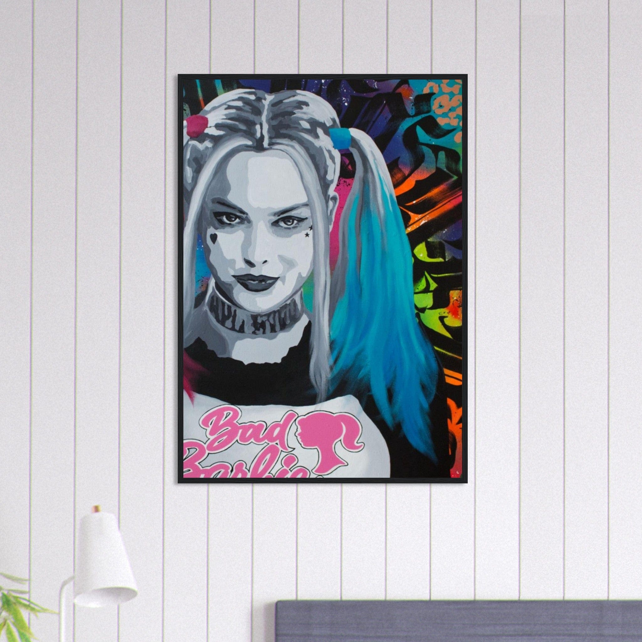 Canvanation Print Material 70x100 cm / 28x40″ Tableau Street Art Jocker Harley Quiin