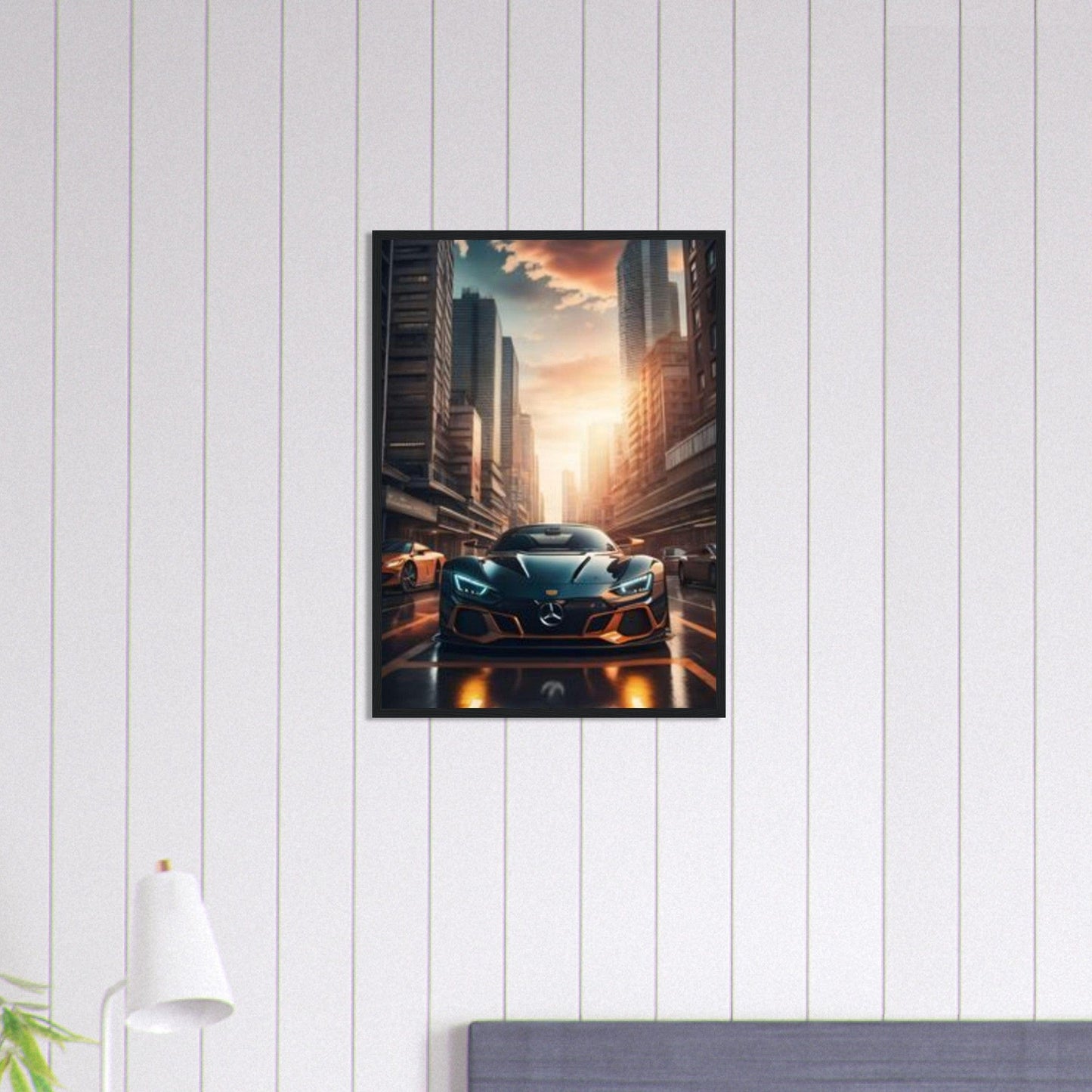 Canvanation Print Material 50x70 cm / 20x28″ Tableau Voiture Mercedes Gt Supersport