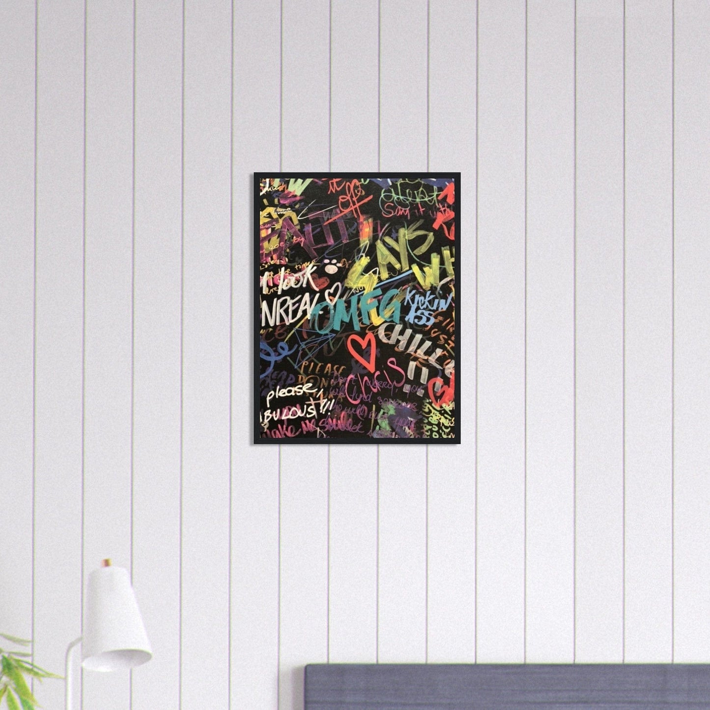 Canvanation Print Material 45x60 cm / 18x24″ Tableau Street Art Graffiti Tags