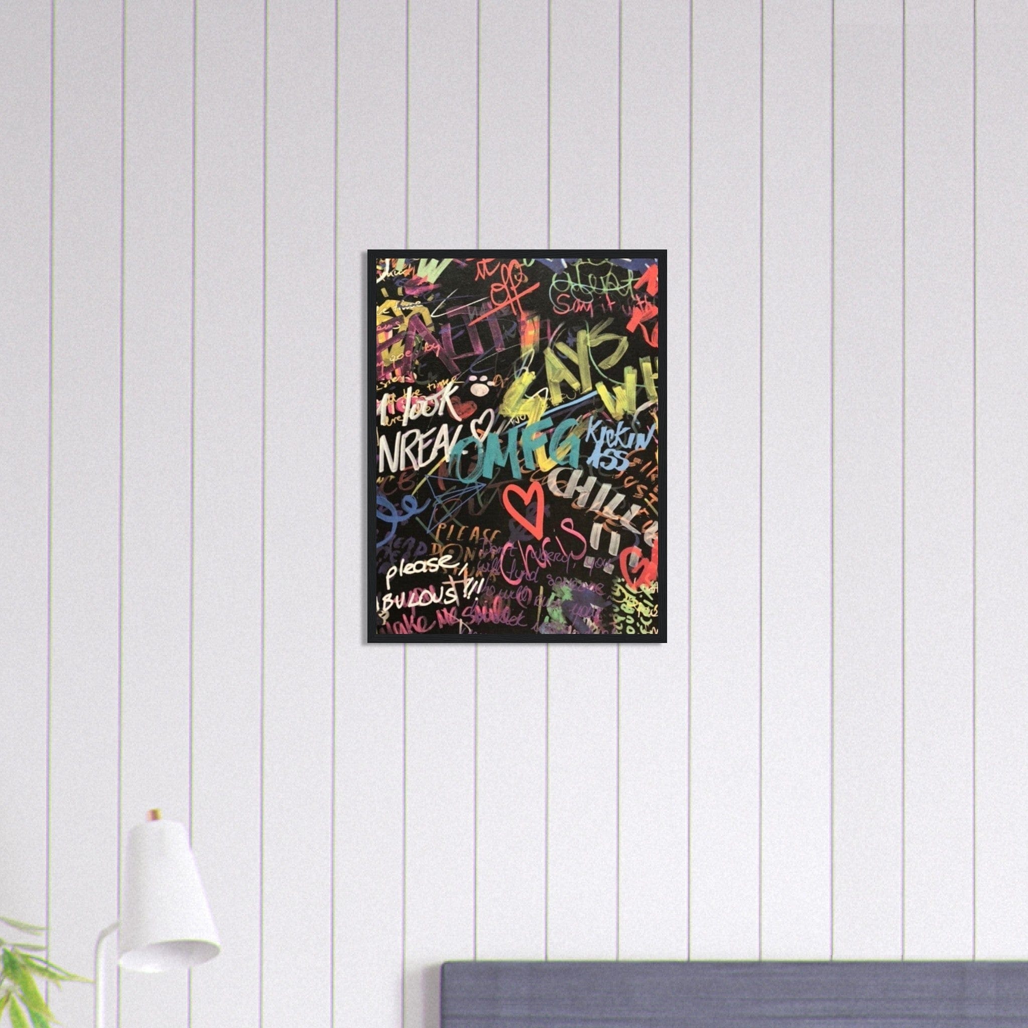 Canvanation Print Material 45x60 cm / 18x24″ Tableau Street Art Graffiti Tags